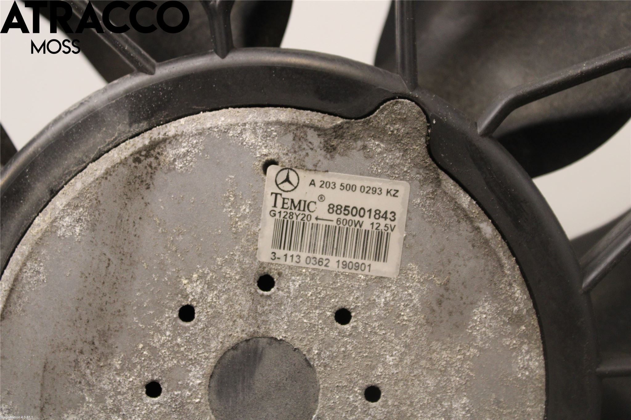 Mercedes-Benz MB C (203) 00-07 Kjølevifte Elektrisk