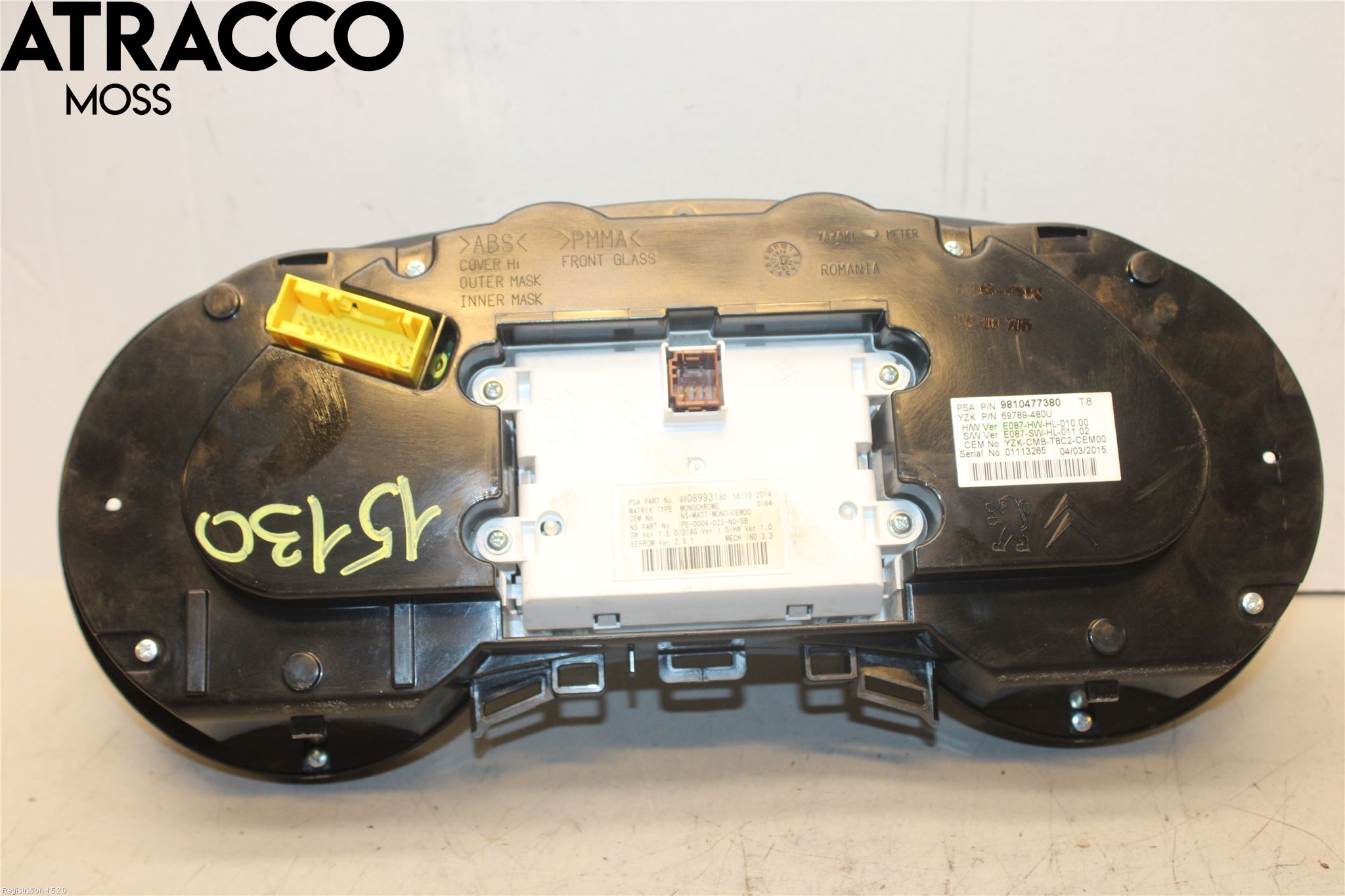 Peugeot 3008 09-16 Instr Kombinert