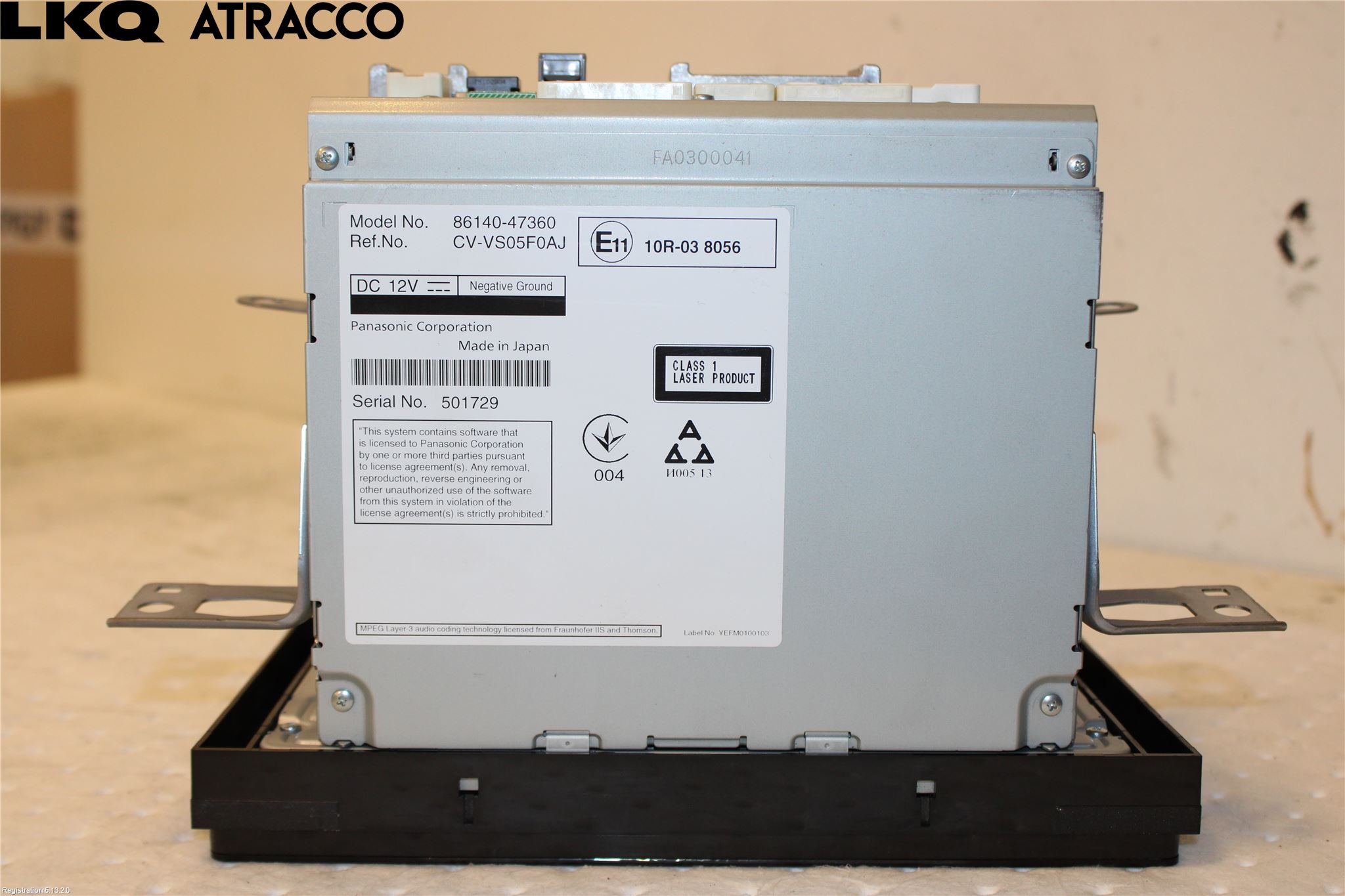 Toyota PRIUS (ZVW50) 16-21 Stereo Radio