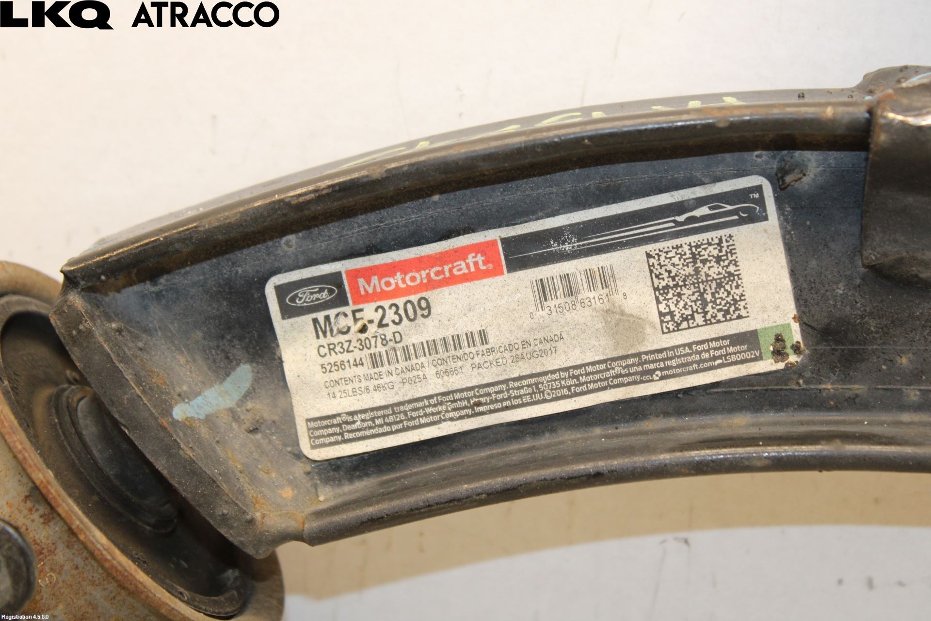 Ford MUSTANG V 05-14 Bærearm Foran Høyre Nedre