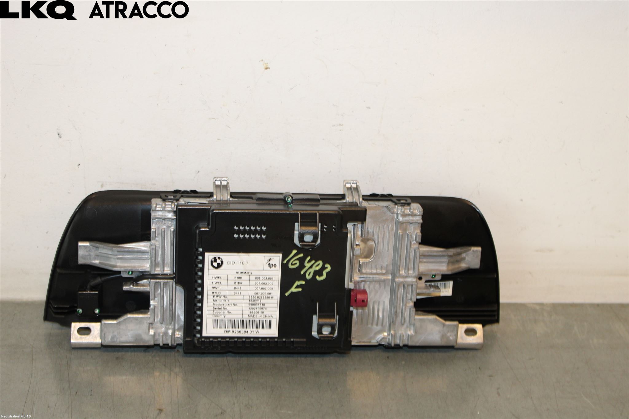 BMW 5 F10/F11/F18 09-17 Multifunktionsdisplay