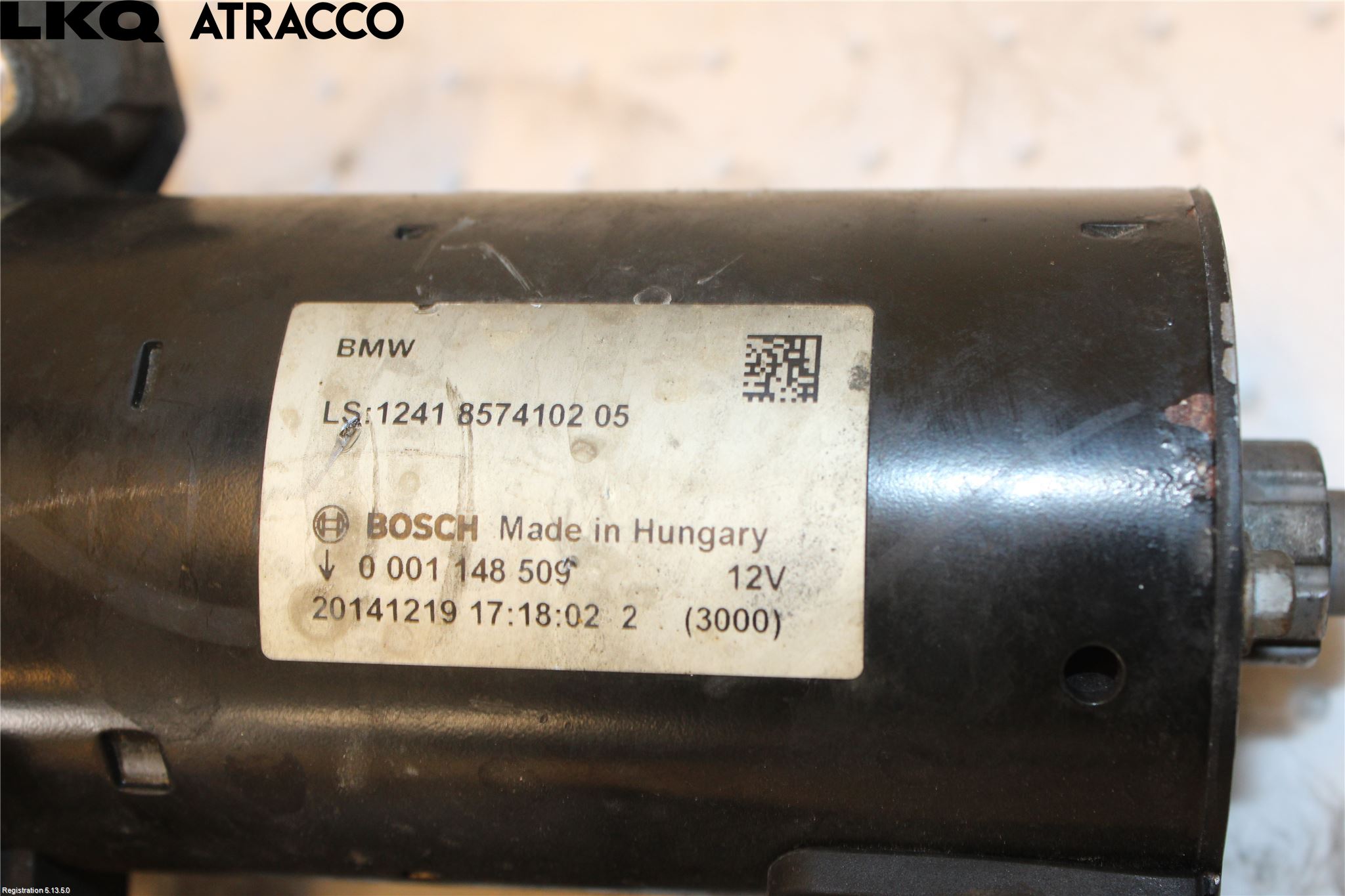 BMW 5 F10/F11/F18 09-17 Startmotor
