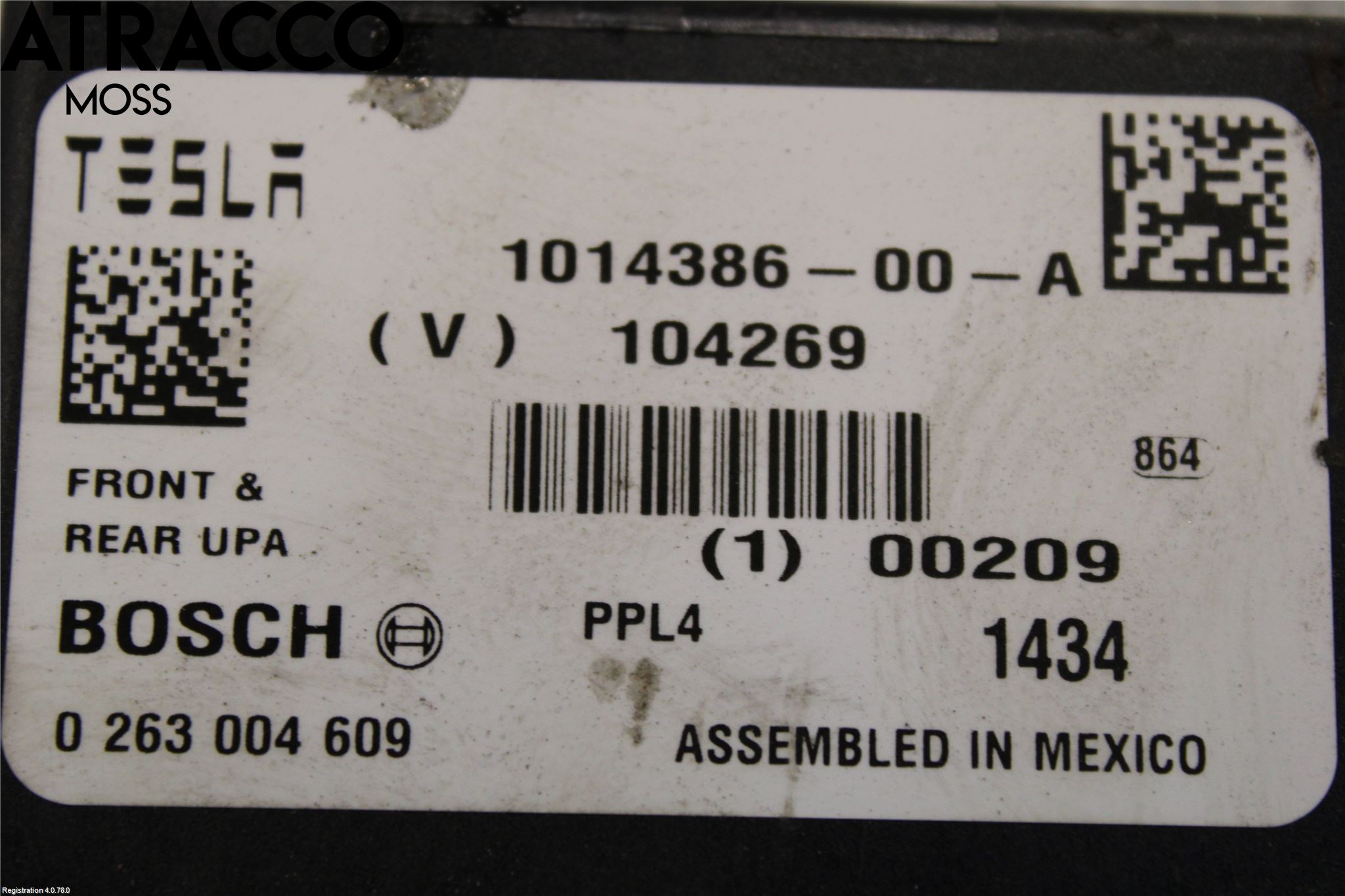 Tesla MODEL S 13- Styreenhet Parkering