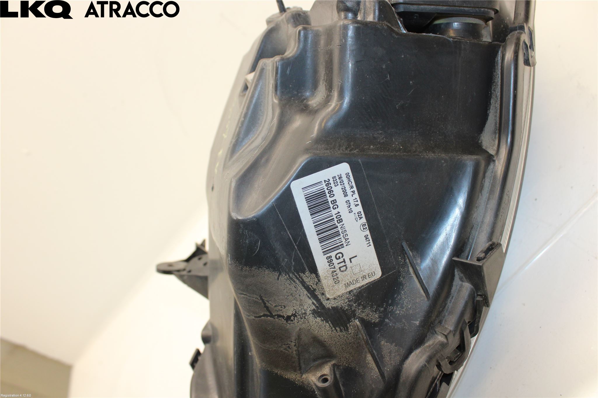 Nissan MICRA 08-10 Frontlykt Venstre