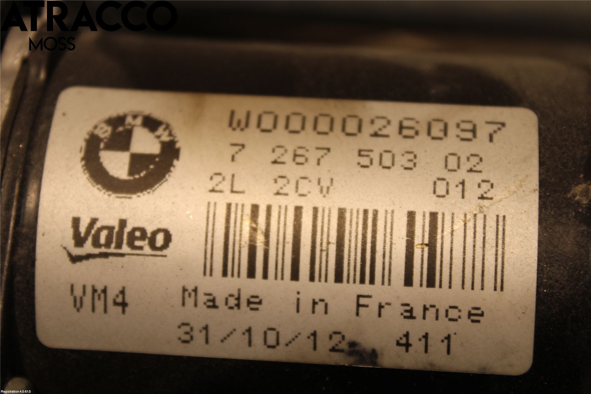 BMW 3 F30/F31/F80 12-19 Viskermotor Frontrute