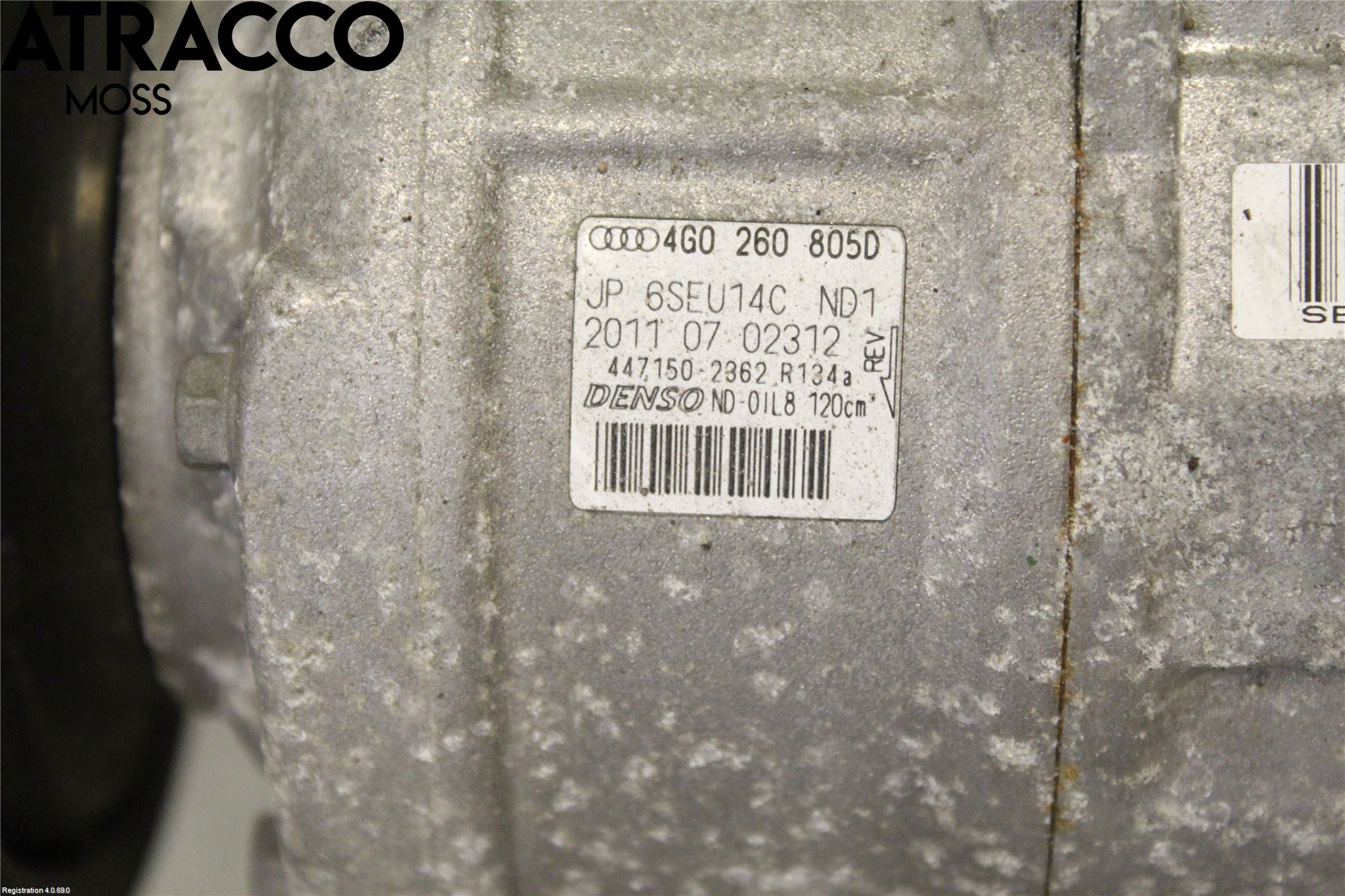 Audi A6/S6 4G 11-18 Varme Ac Kompressor