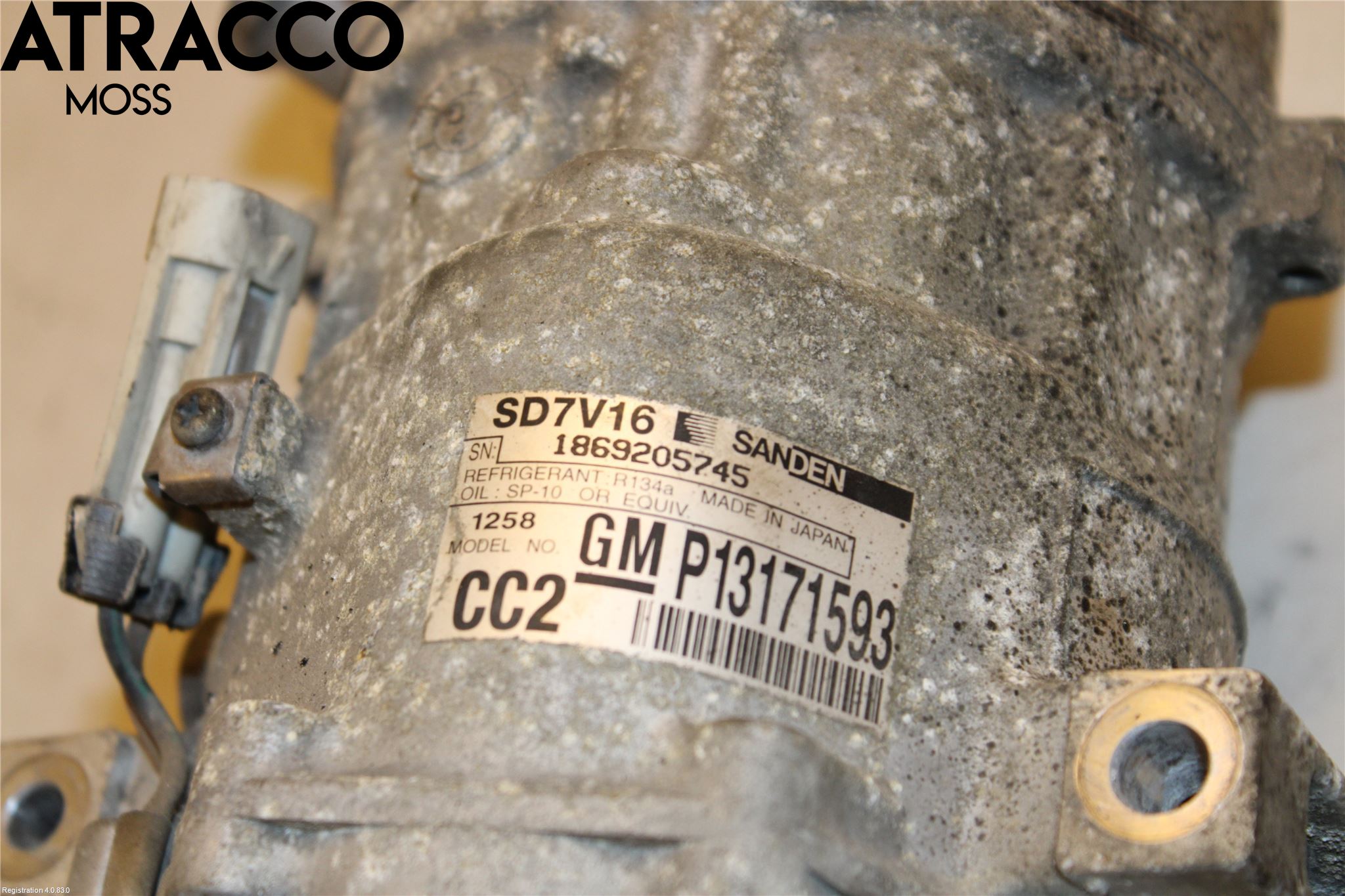 Saab 9-3 VER2/VER3 08-15 Varme Ac Kompressor