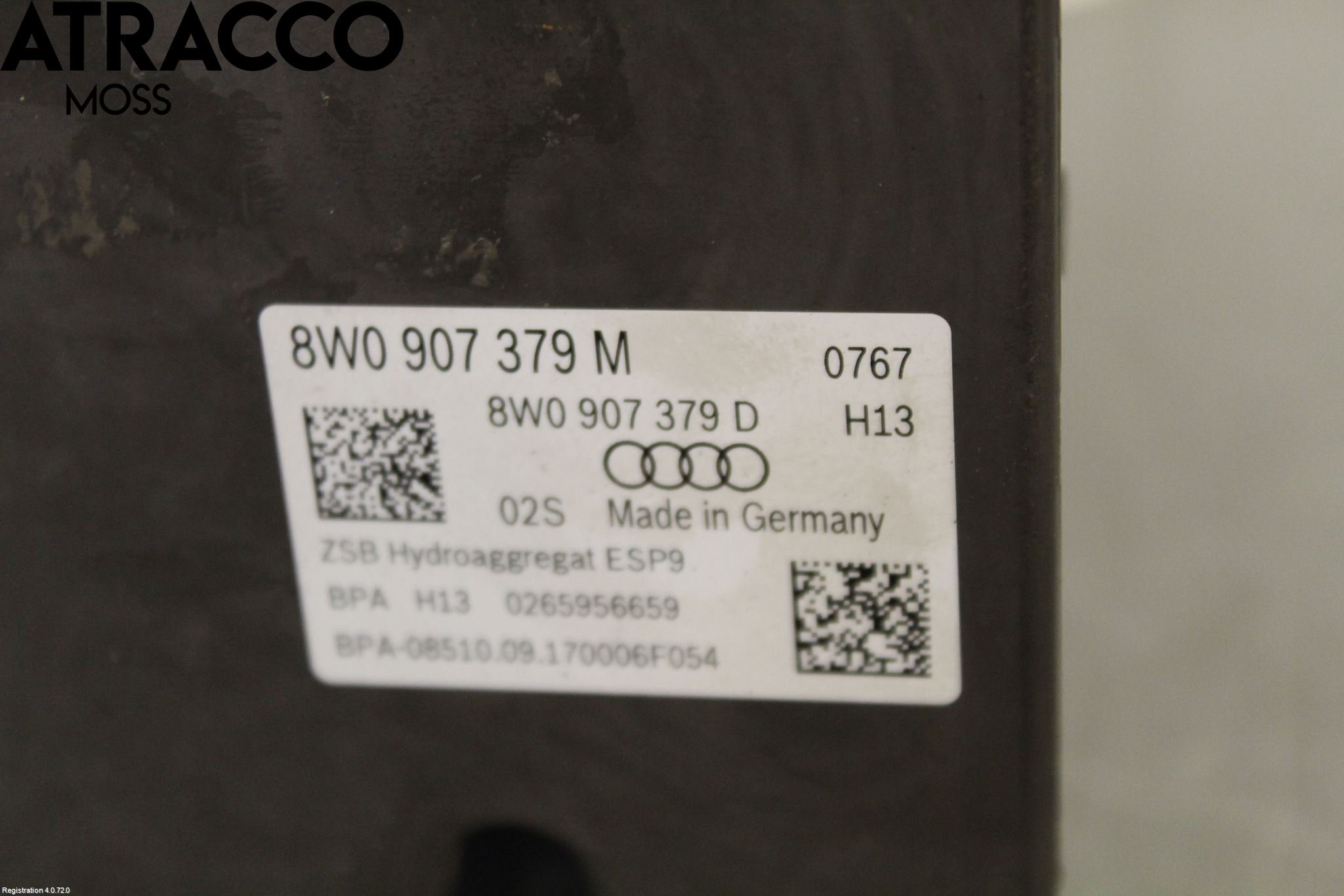 Audi A4/S4 B9 16-19 Abs Hydraulikkaggregat