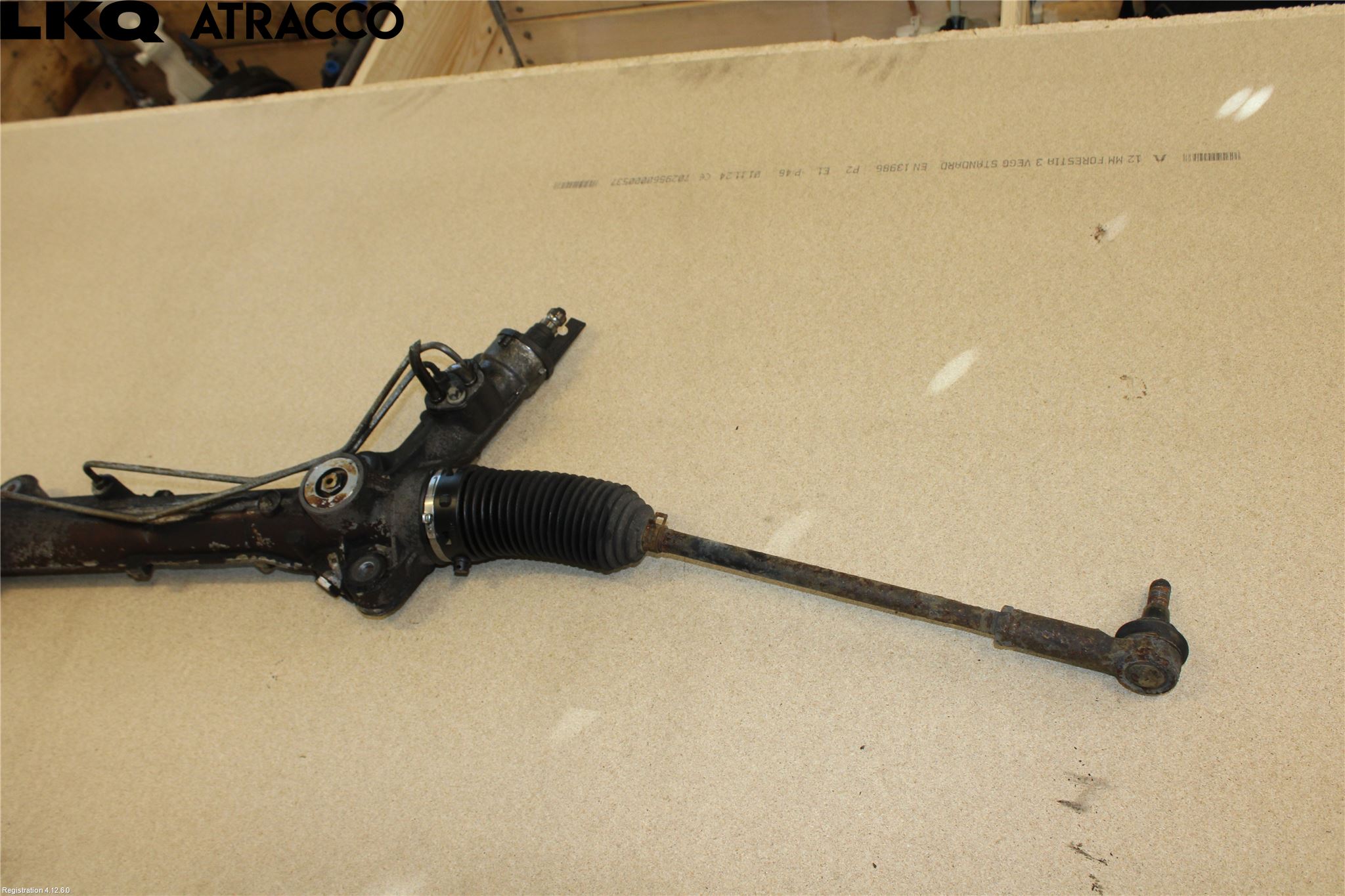 Volkswagen VW CRAFTER 06-16 Servo Snekke - Tannstang