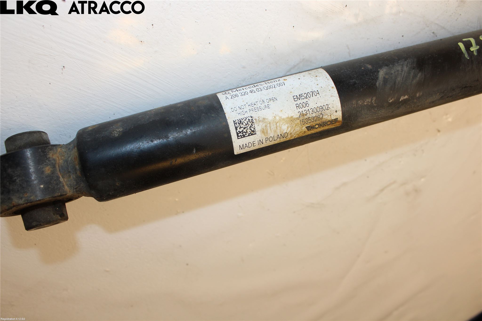 Mercedes-Benz MB C-KLASS (W206) 21- Støtdemper Bak