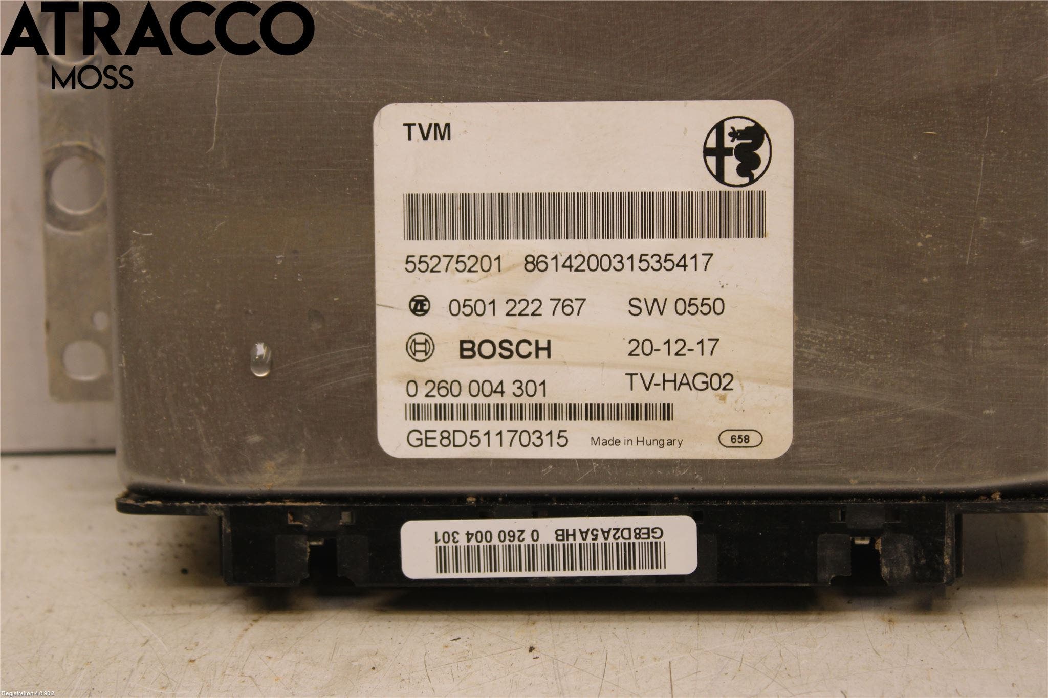 Alfa GIULIA Styreenhet Øvrig