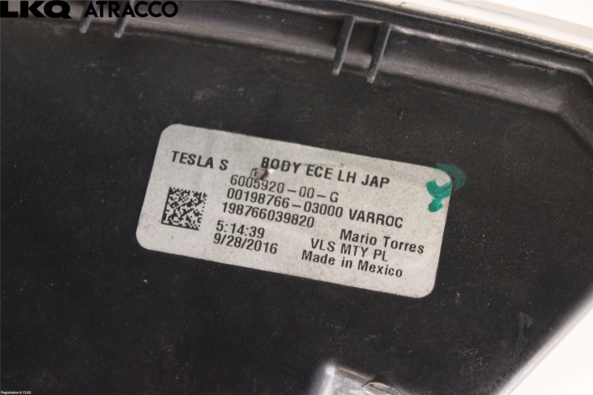 Tesla MODEL S 13- Baklykt Venstre
