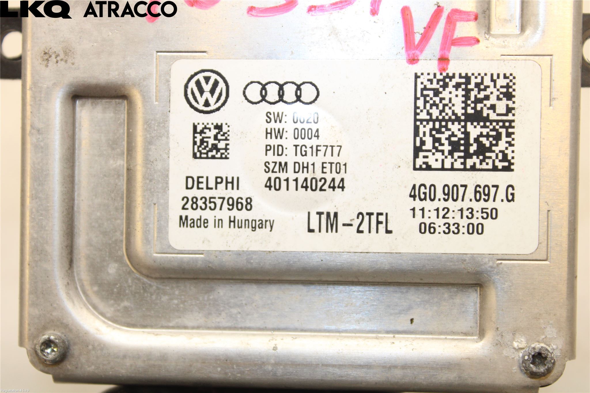 Volkswagen VW GOLF / E-GOLF VII 13-20 Styreenhet Xenon