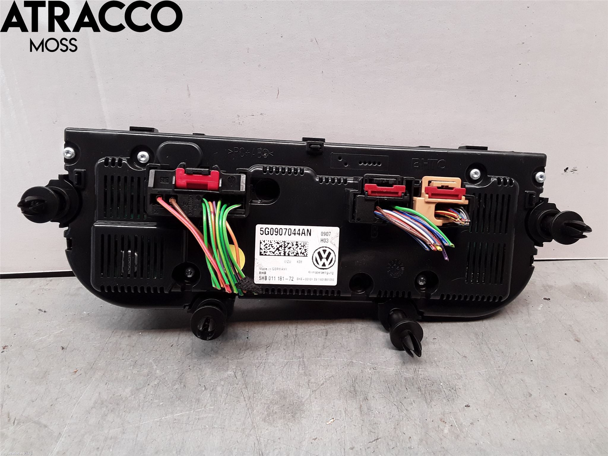 Volkswagen VW GOLF PLUS/CROSS GOLF 04-14 Varmeapparat Panel(Regulering)