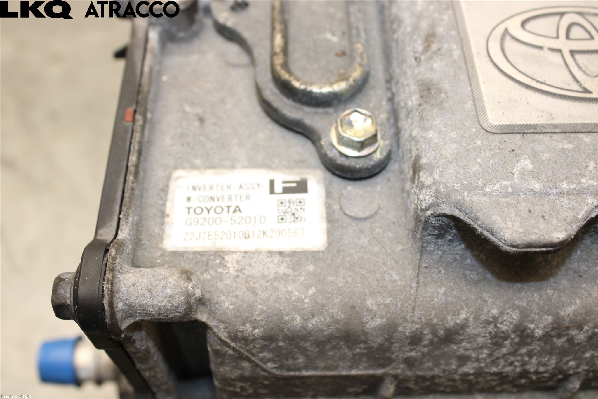 Toyota YARIS XP130 12-14 Inverter Hybrid