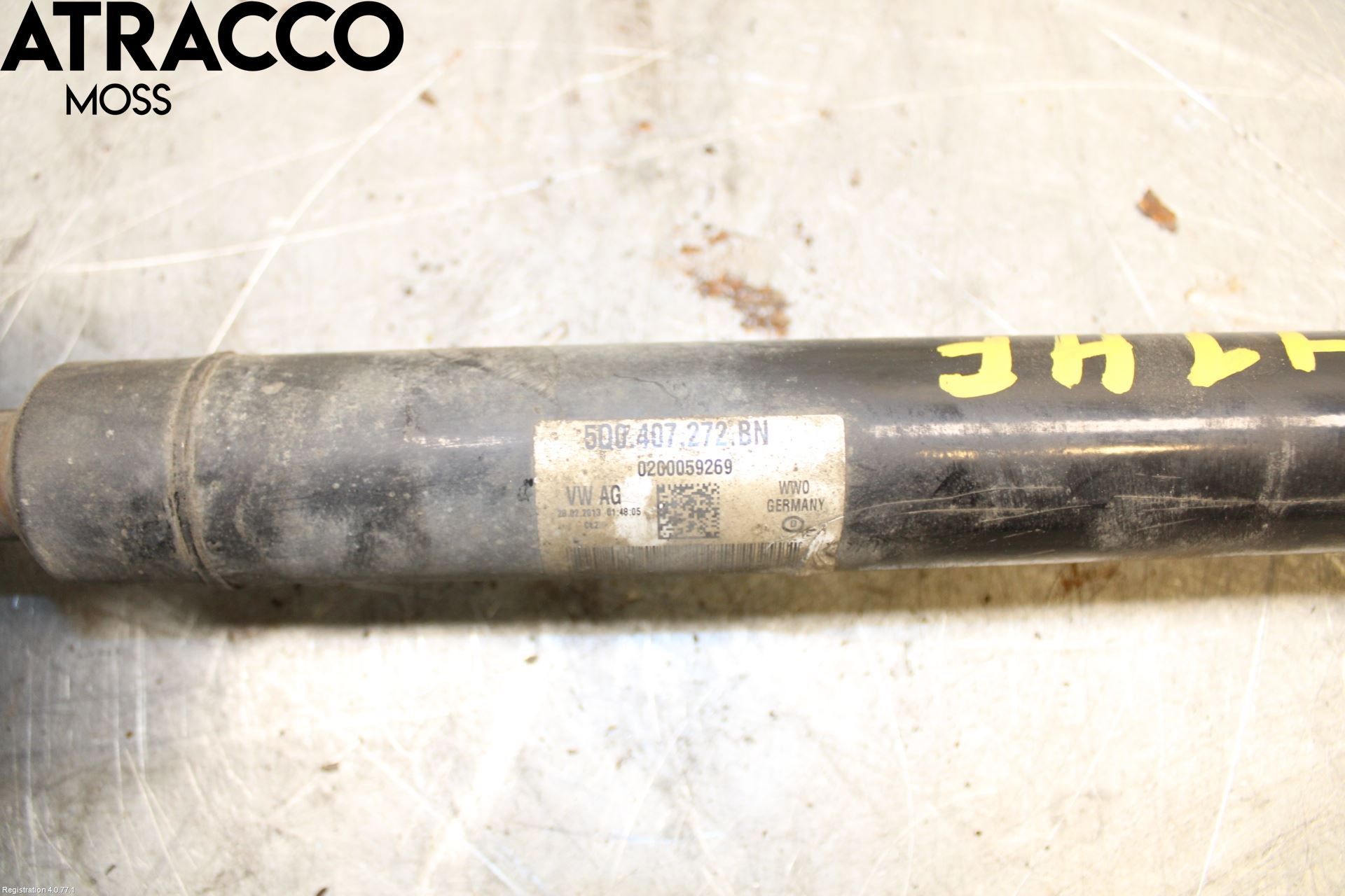 Volkswagen VW GOLF / E-GOLF VII 13-20 Drivaksel Foran Kompl Høyre