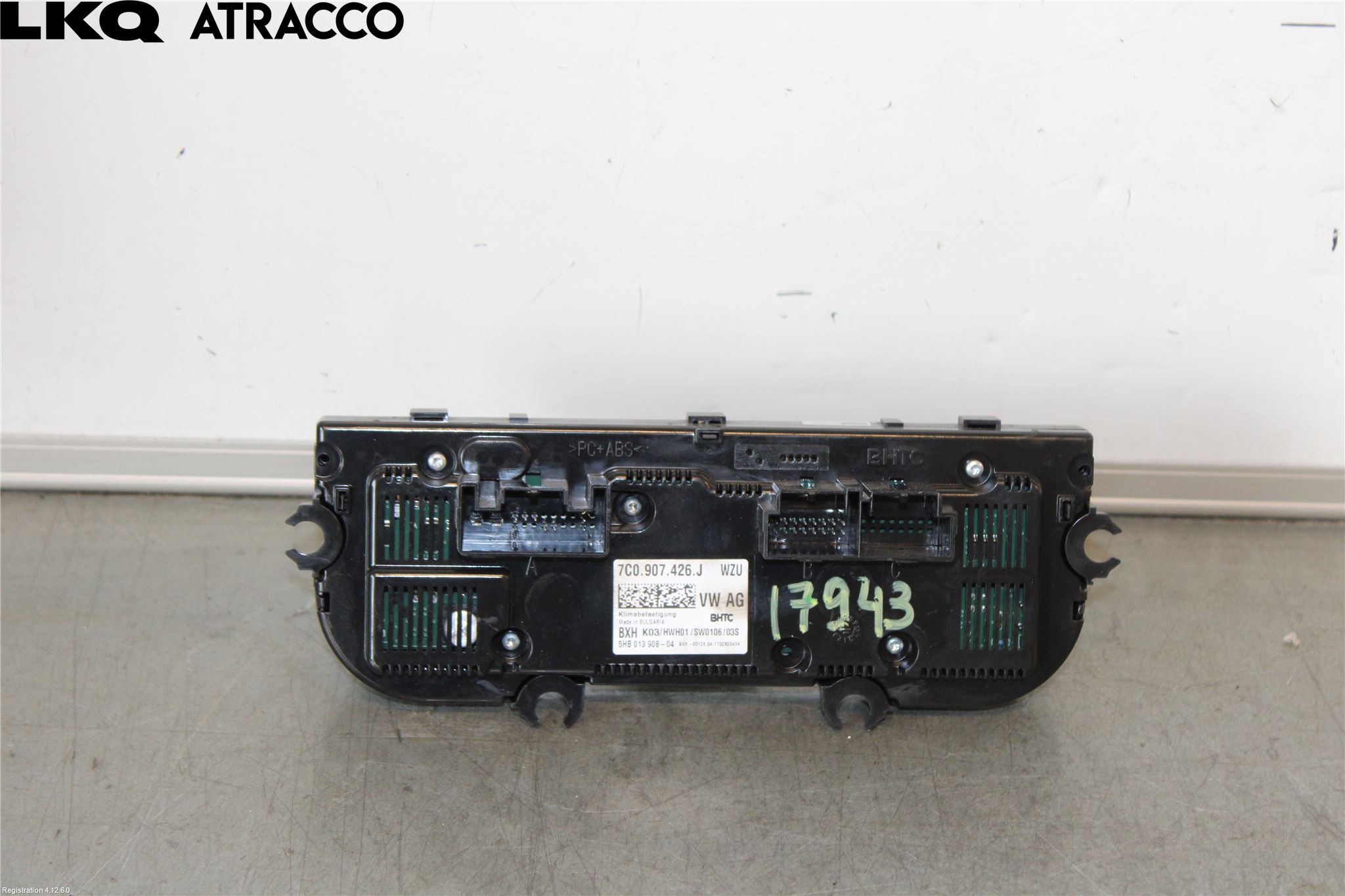 Volkswagen VW CRAFTER II / E-CRAFTER 17- Varme Ac Betjening-Display