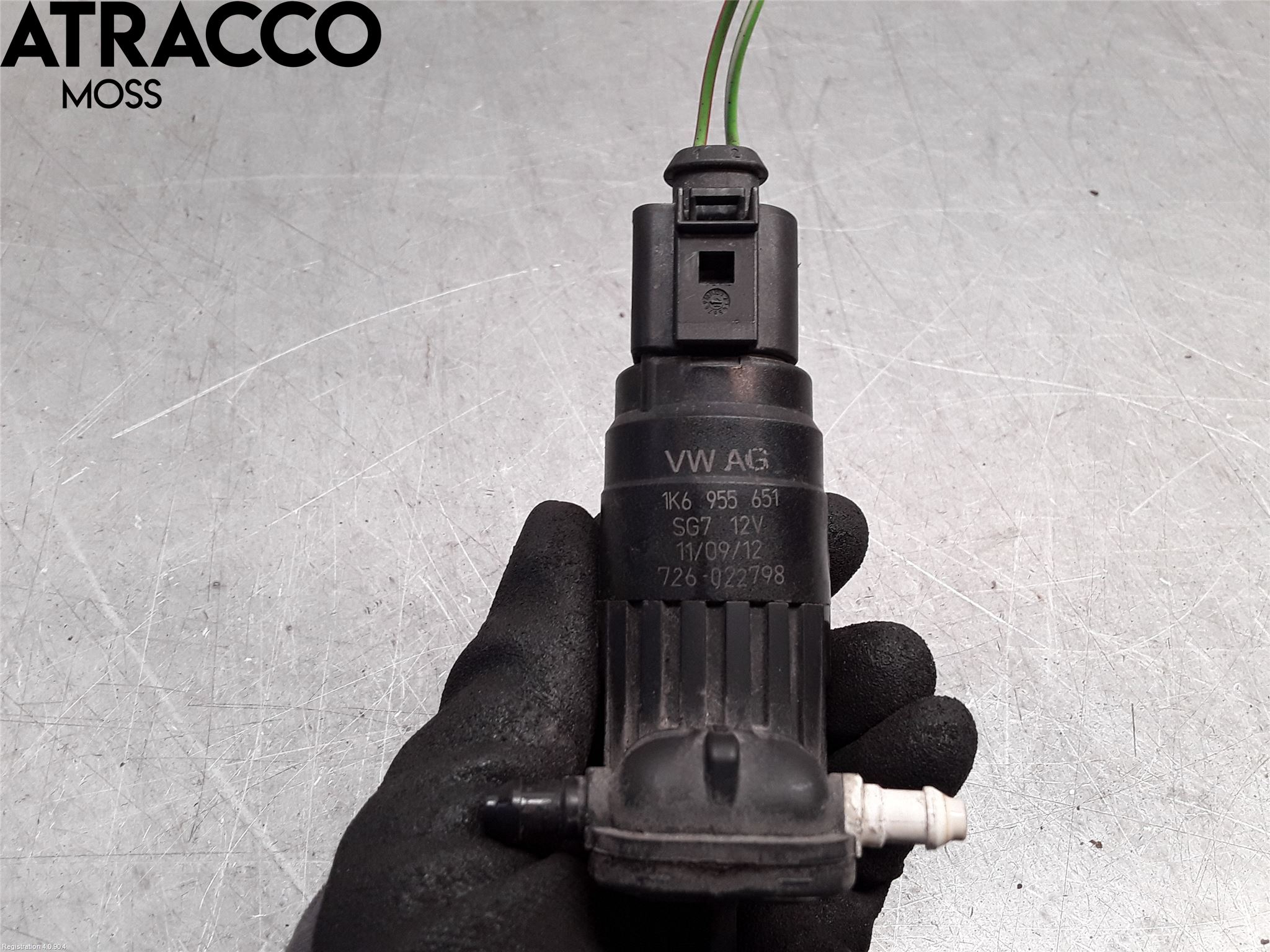 Volkswagen VW GOLF VI 09-13 Spylerpumpe Frontrute