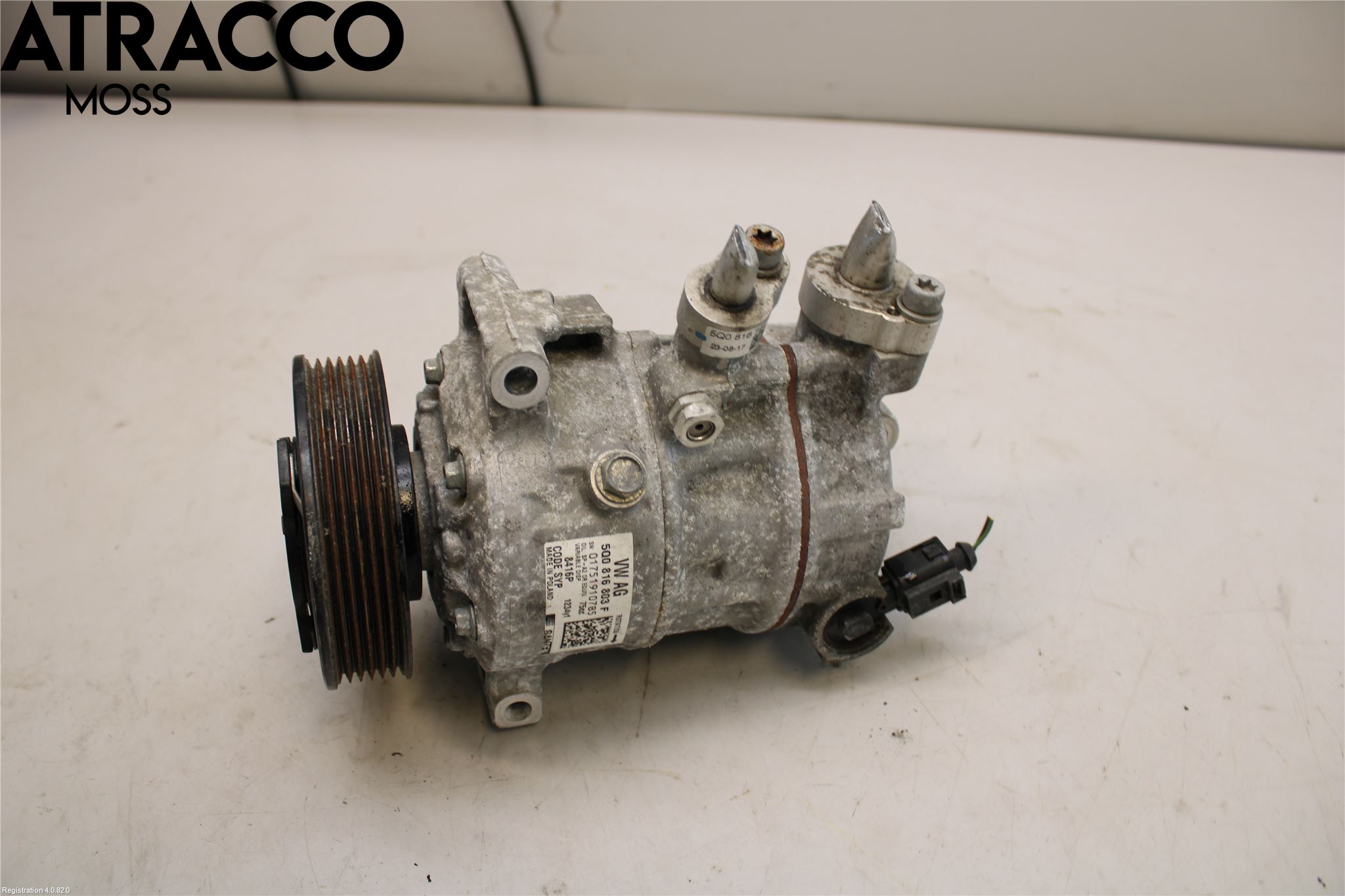 Volkswagen VW GOLF / E-GOLF VII 13-20 Varme Ac Kompressor