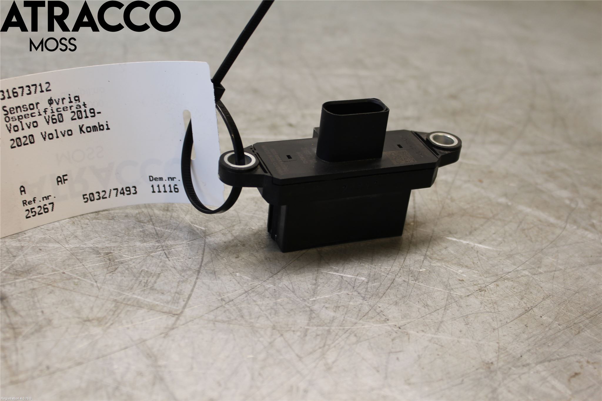 Volvo V60 19- Sensor Øvrig