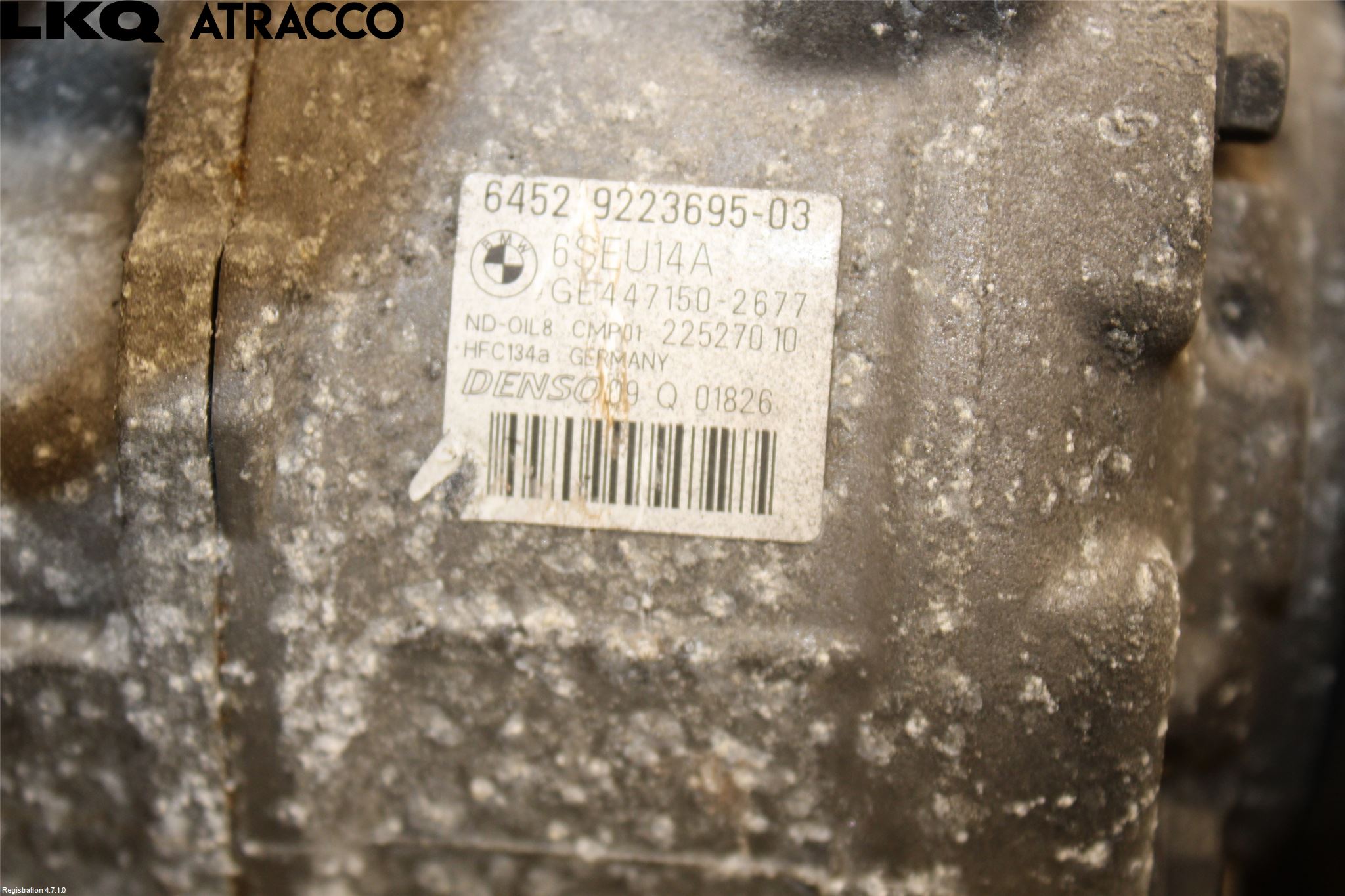 BMW 1 F20/F21 11-19 Varme Ac Kompressor