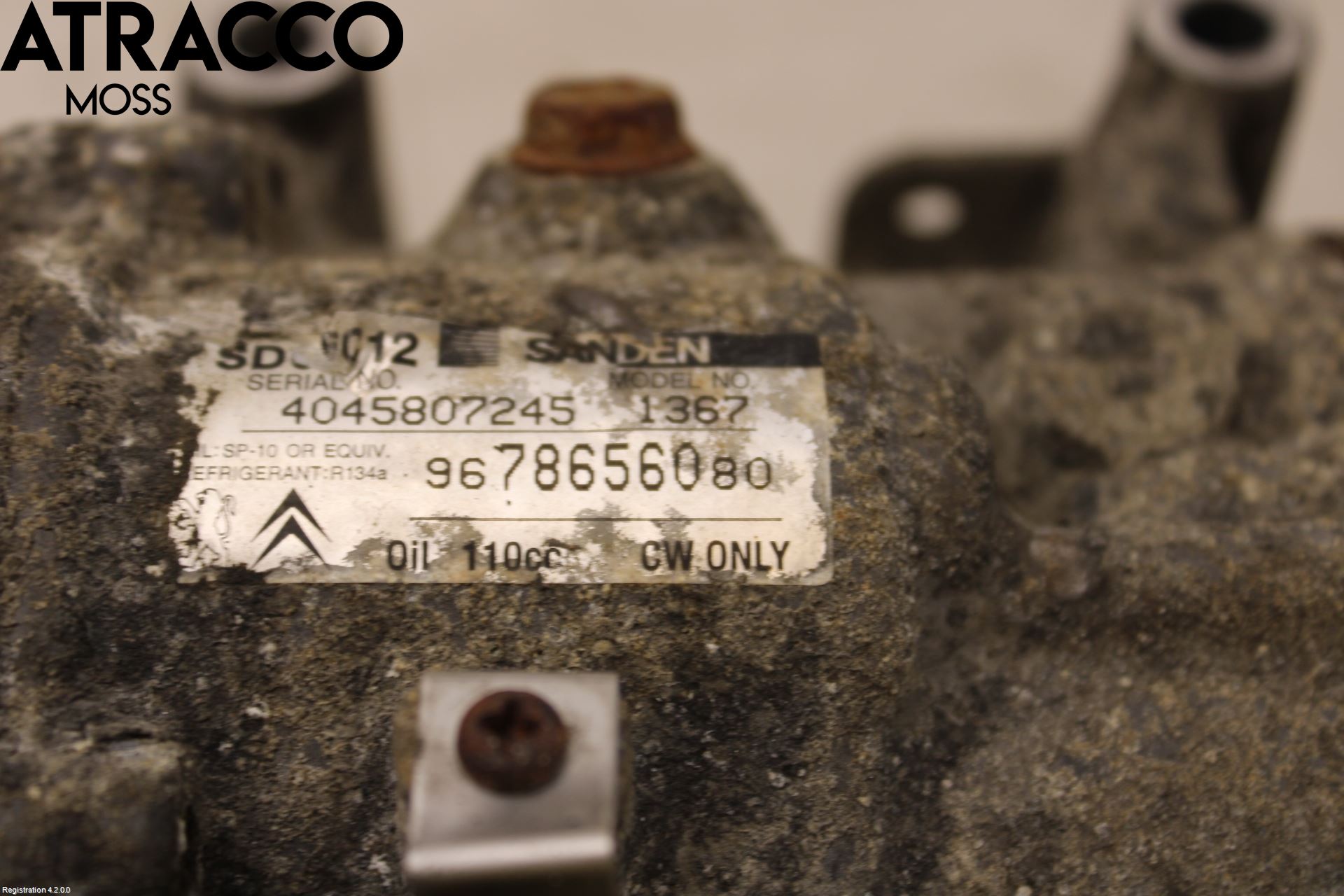 Citroen BERLINGO 08-18 Varme Ac Kompressor