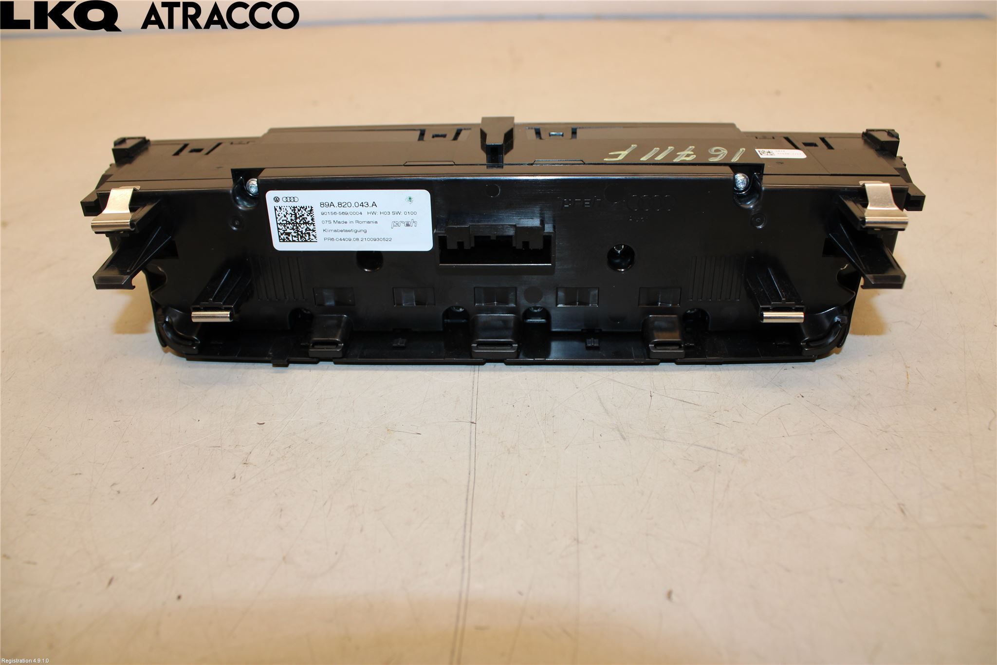 Audi Q4 E-TRON FZ 22- Varme Ac Betjening-Display