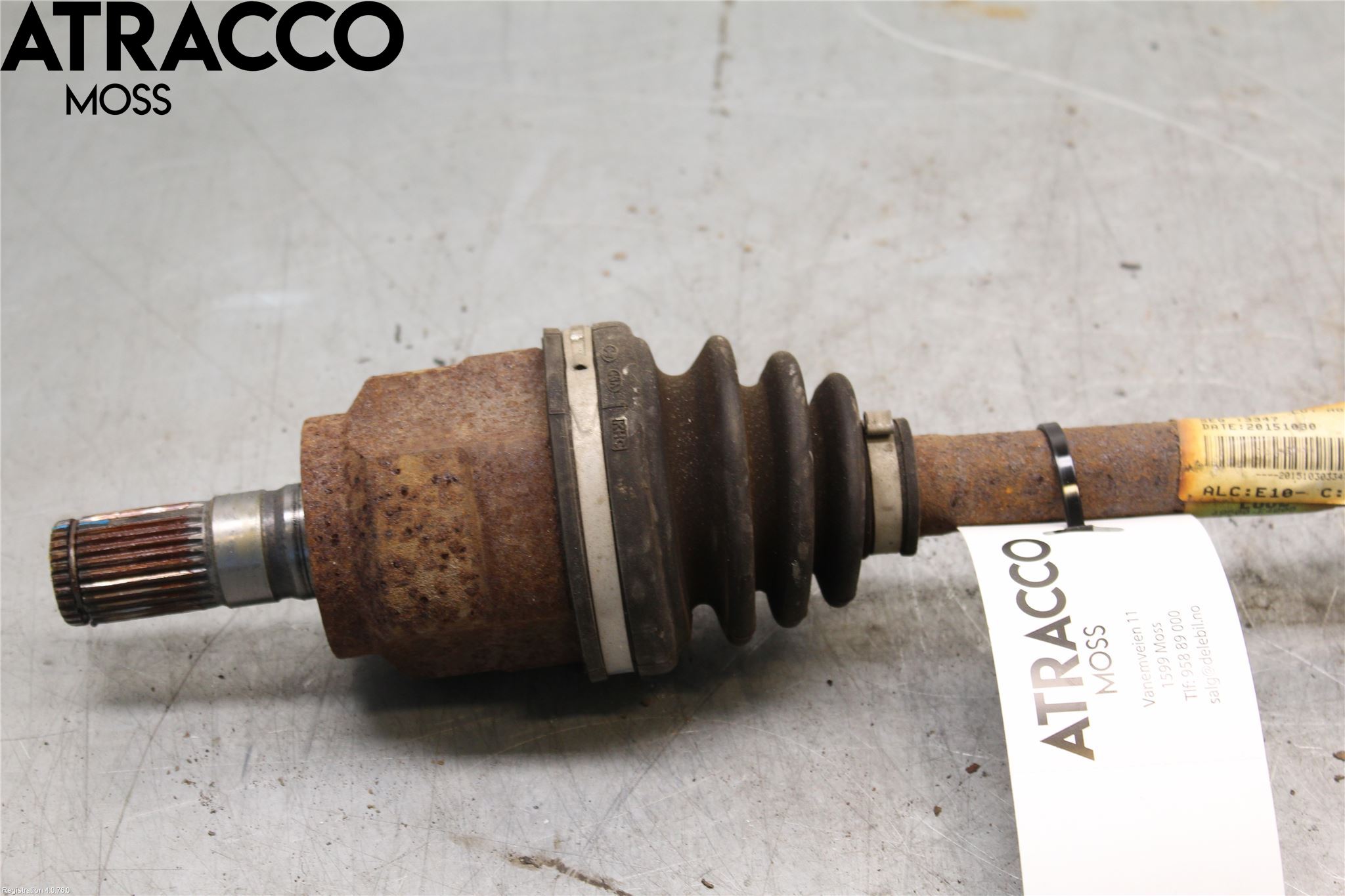 Kia SOUL 09- Drivaksel Foran Kompl Venstre