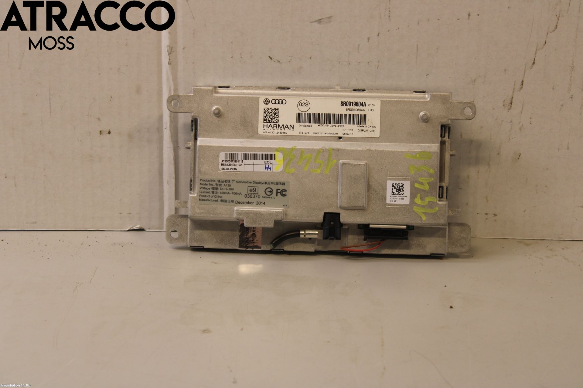 Audi Q5 09-16 Multifunktionsdisplay