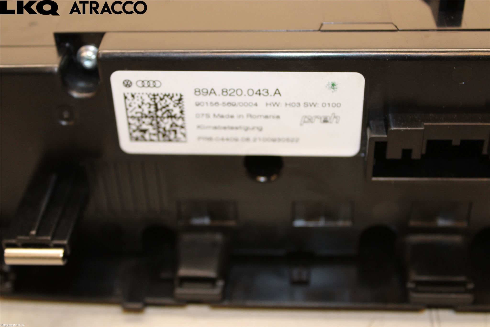 Audi Q4 E-TRON FZ 22- Varme Ac Betjening-Display