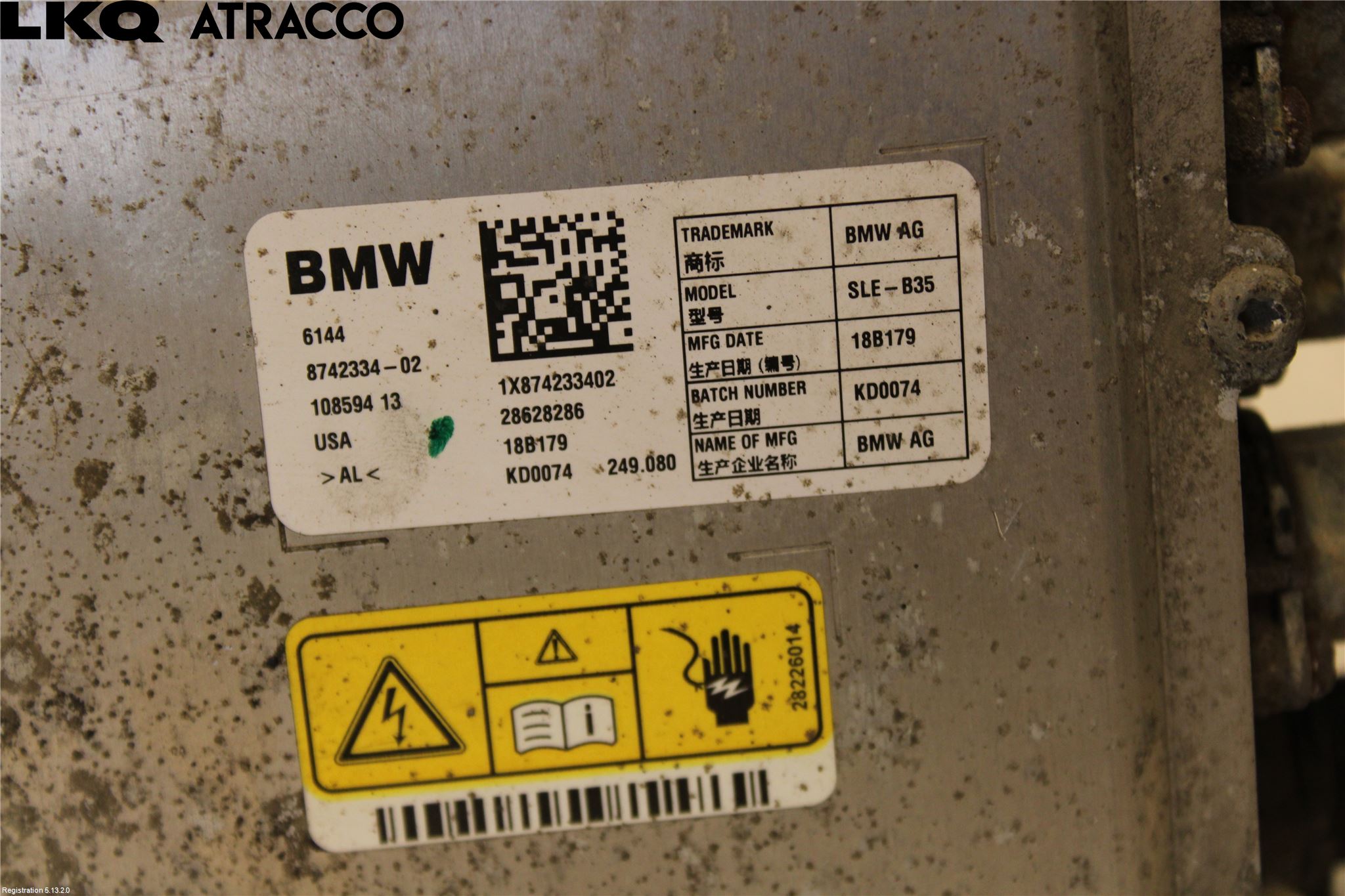 BMW 2 F45 Active Tourer 14-21 Dc-Cd Omformer Hybrid