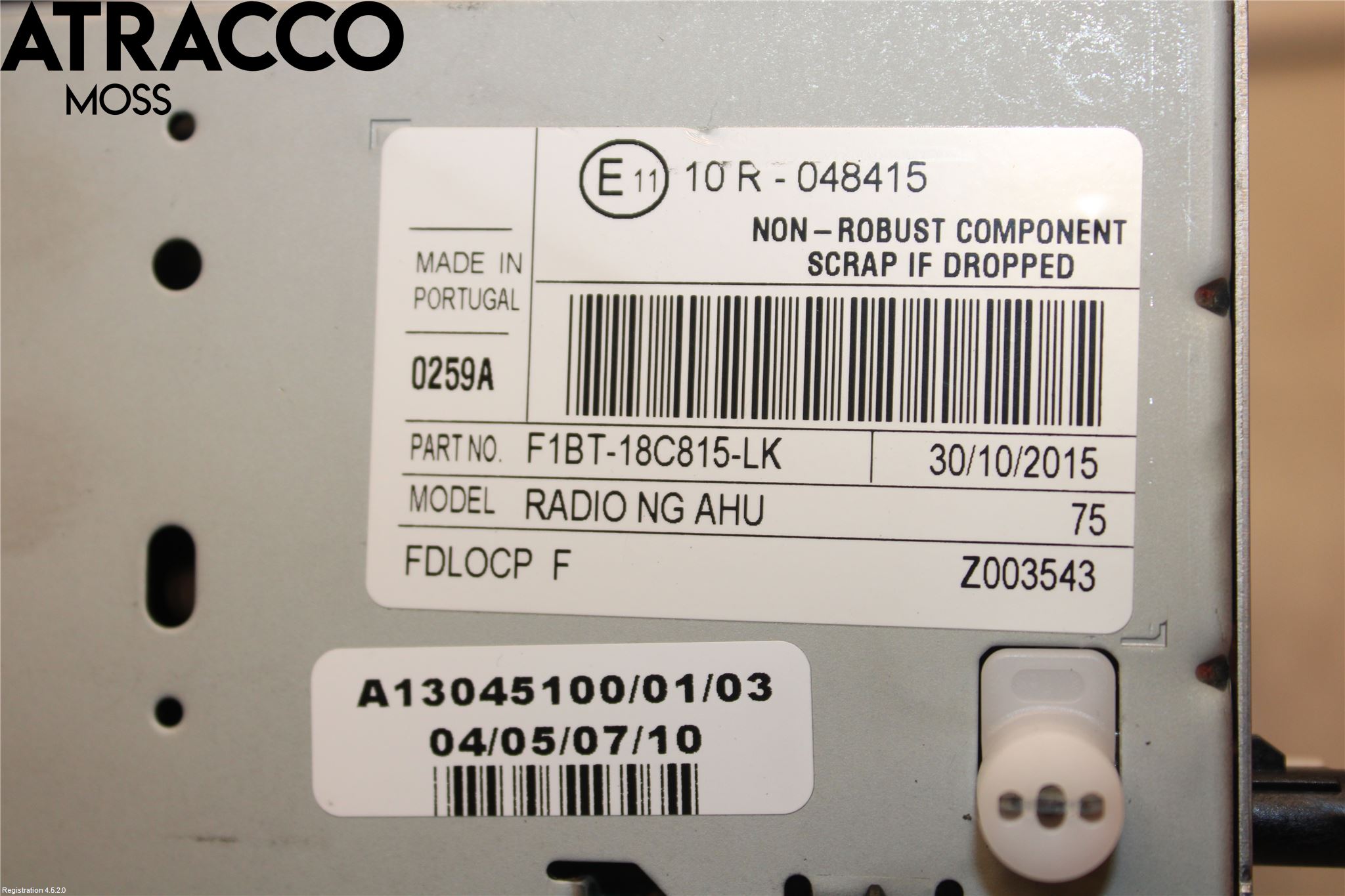 Ford FOCUS 15-18 Stereo Radio Med Cd