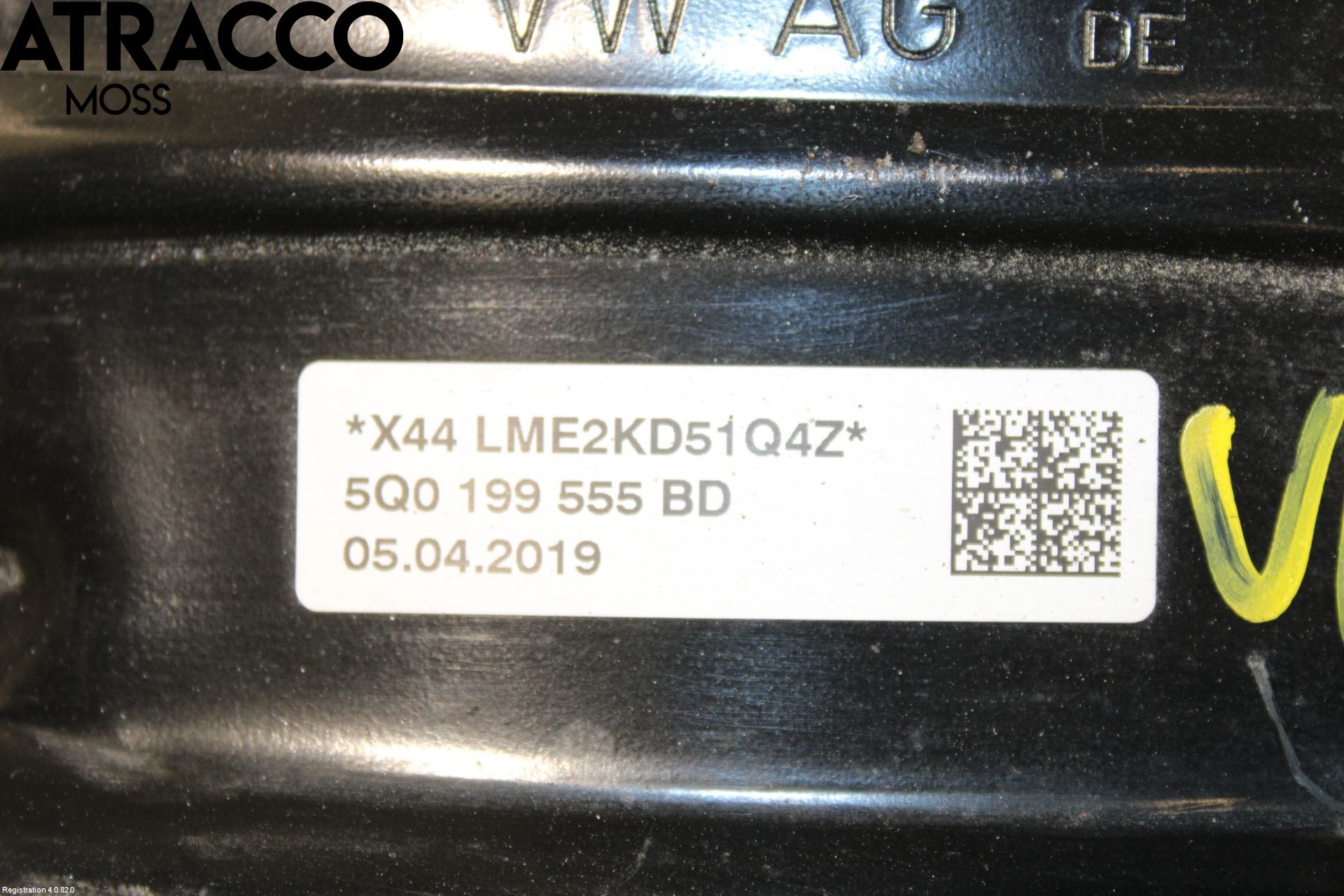 Volkswagen VW GOLF / E-GOLF VII 13-20 Motor Feste Stål-Alu