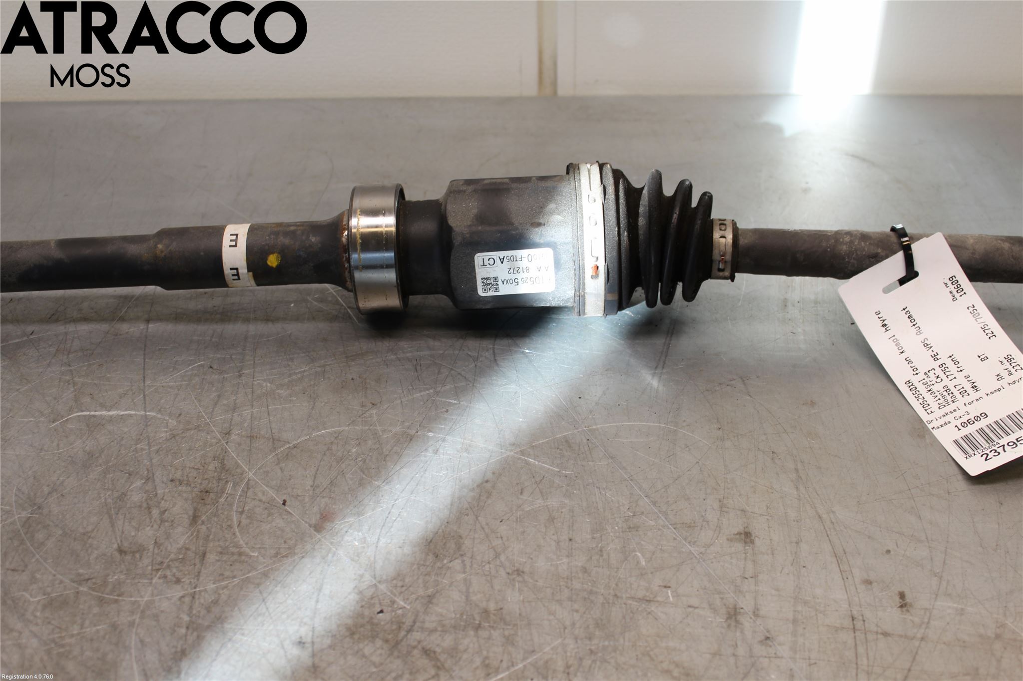 Mazda CX-3 Drivaksel Foran Kompl Høyre