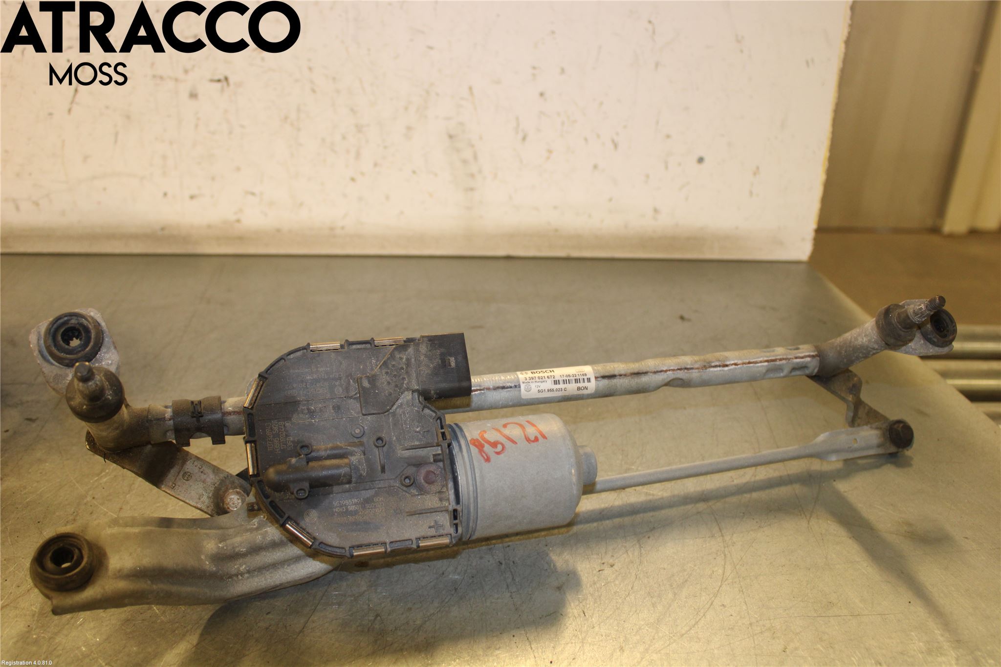 Volkswagen VW GOLF / E-GOLF VII 13-20 Viskermotor Frontrute