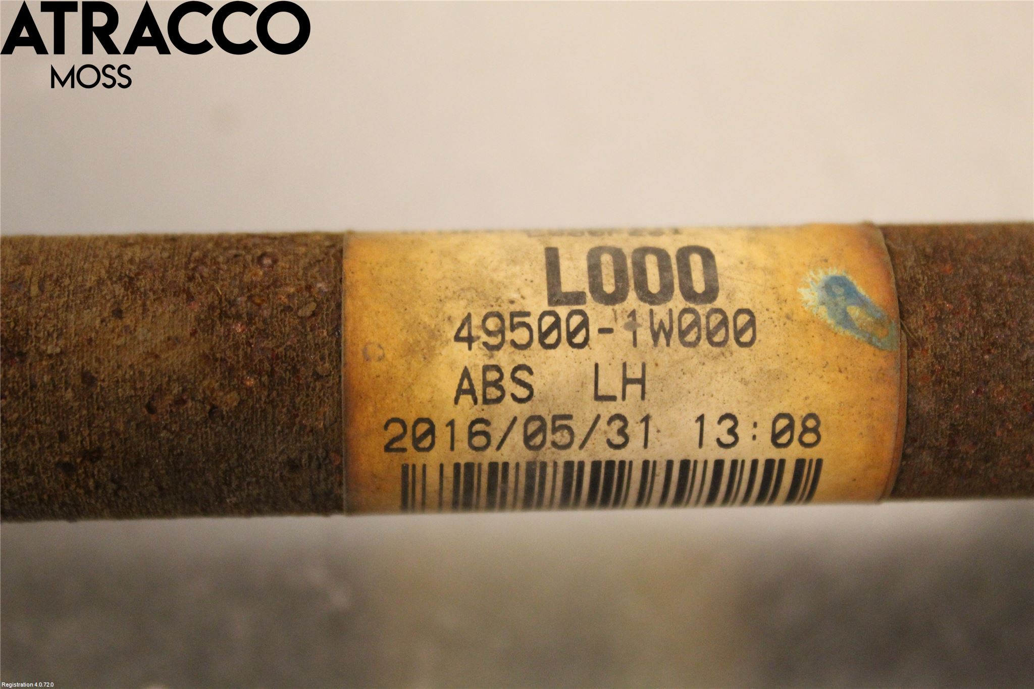 Kia RIO 12-16 Drivaksel Foran Kompl Venstre