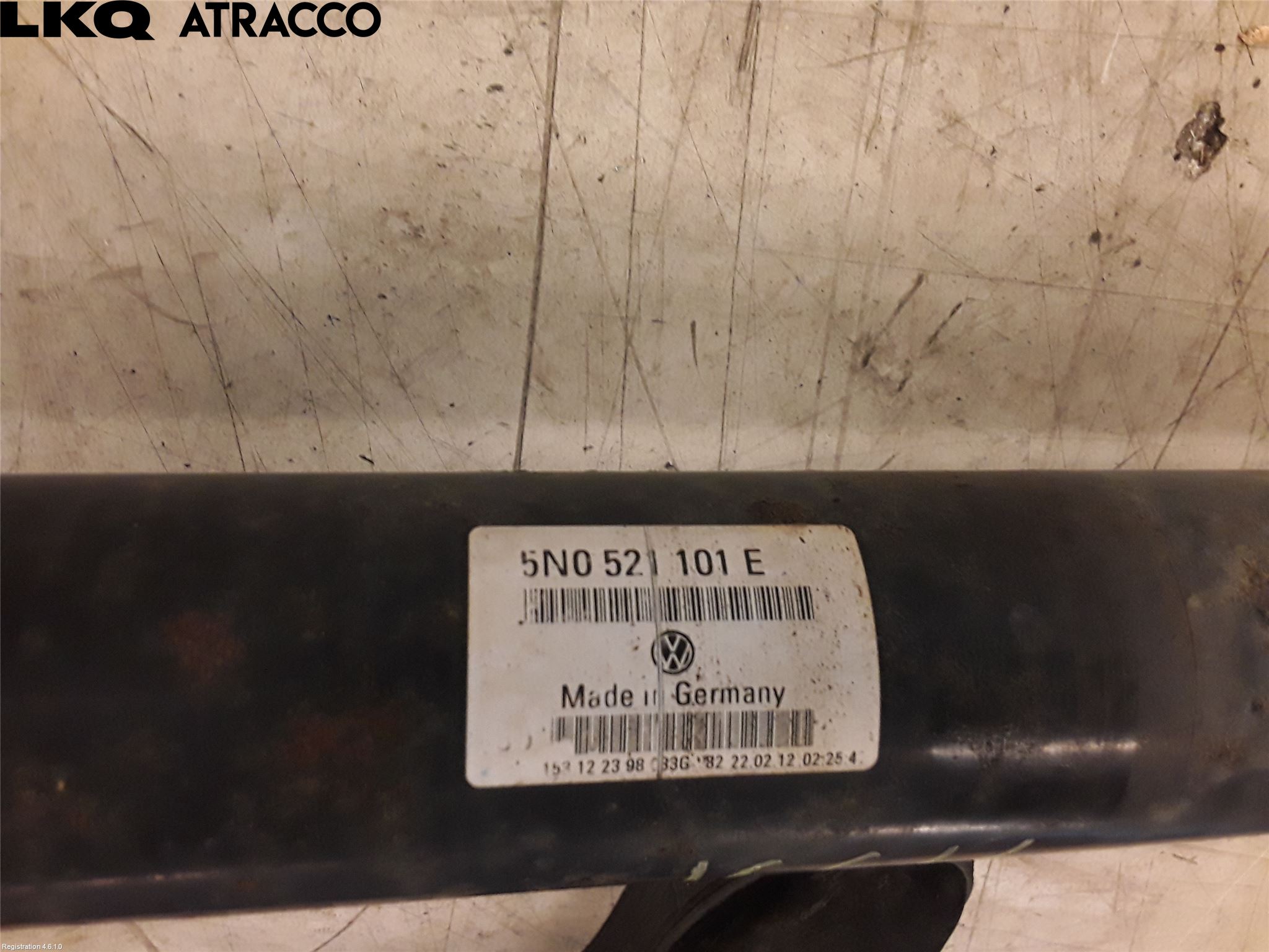 Volkswagen VW TIGUAN 07-16 Mellomaksel Kompl