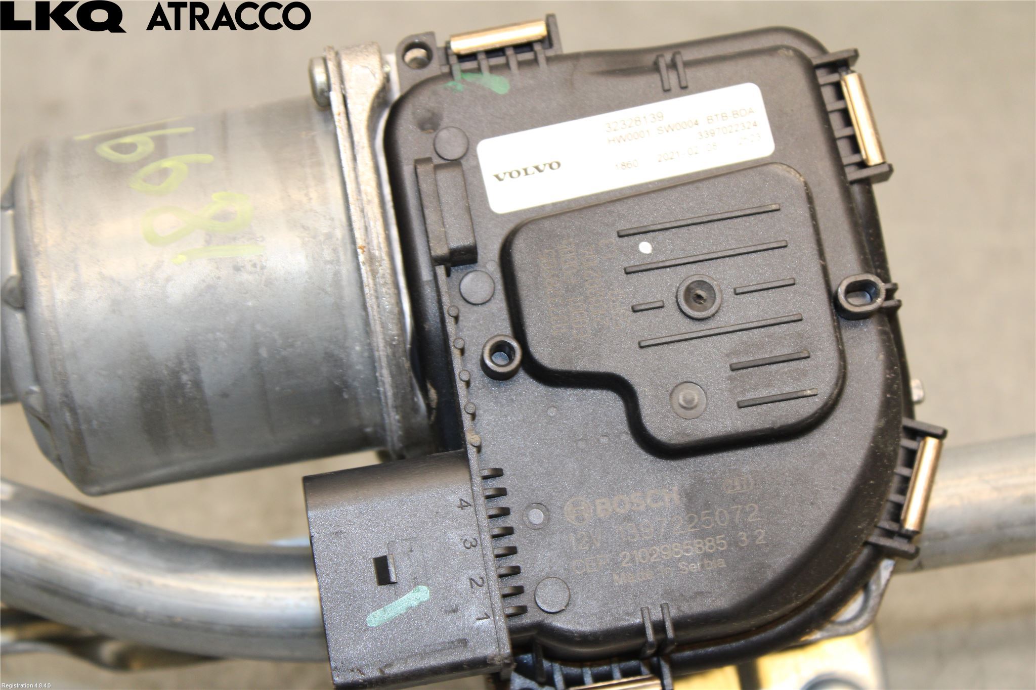 Volvo XC40/RECHARGE 18- Viskermotor Frontrute