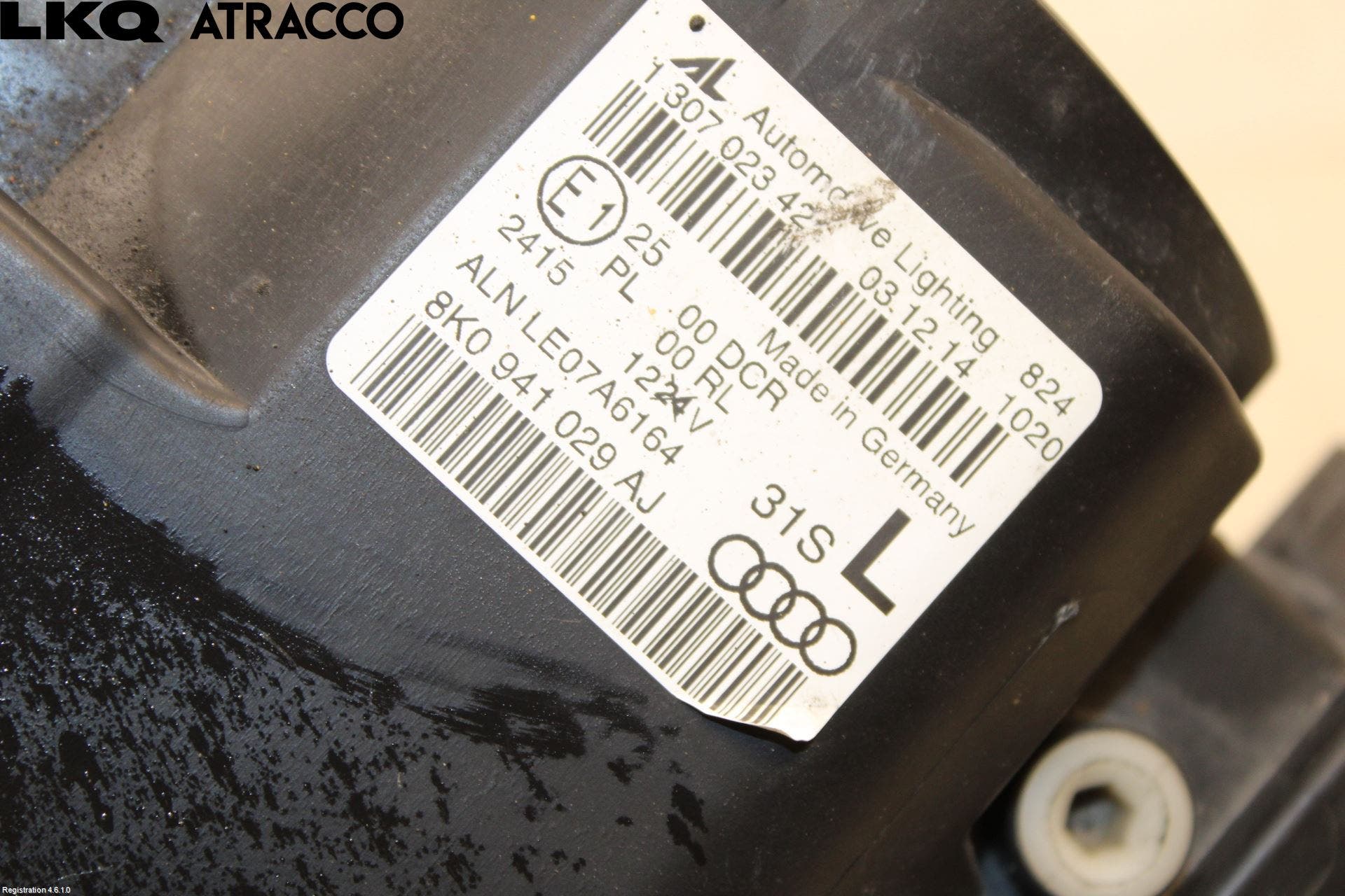 Audi A4/S4 08-11 Frontlykt Venstre