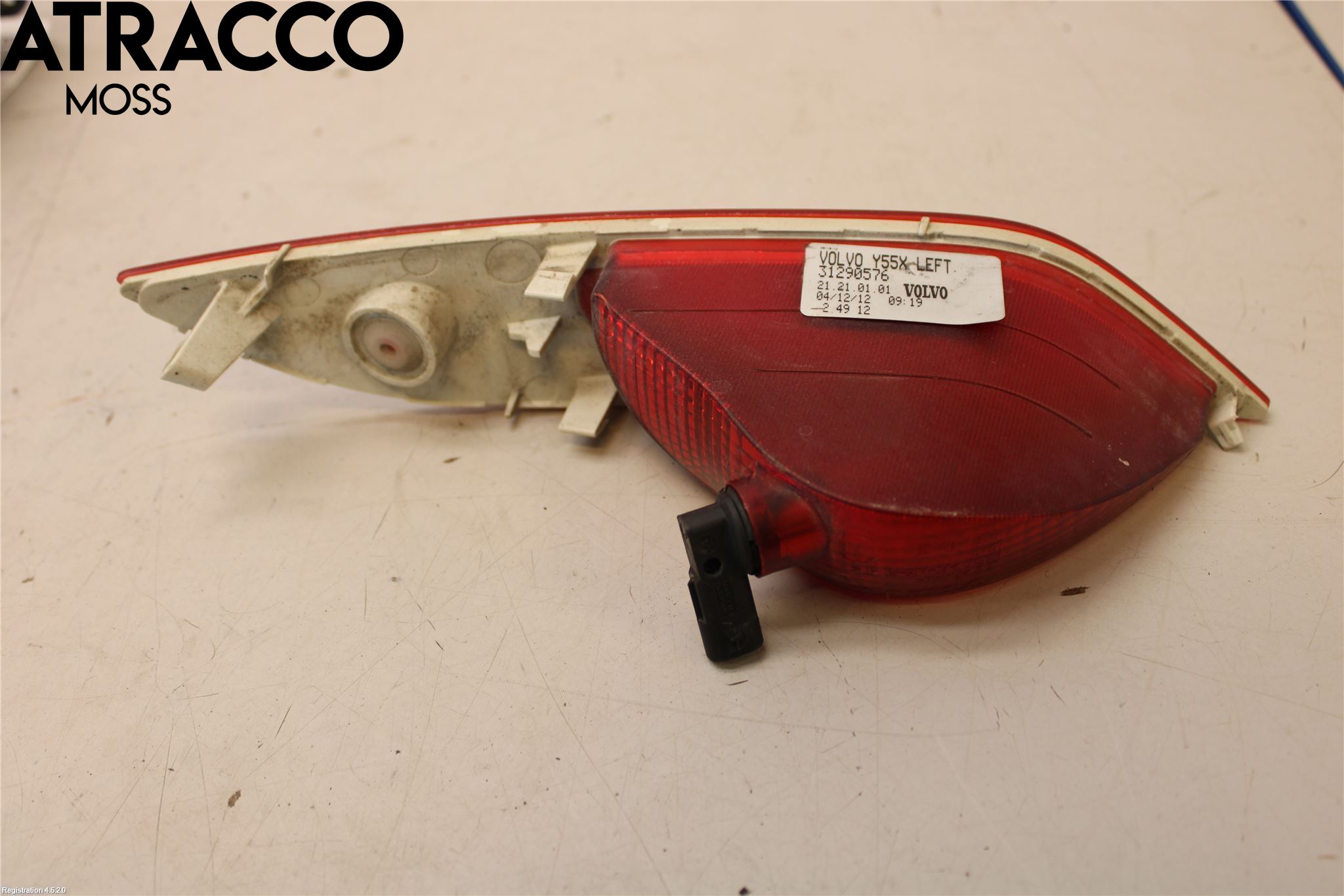 Volvo V40 12-19 Baklykt Ryggelys-Tåkelys