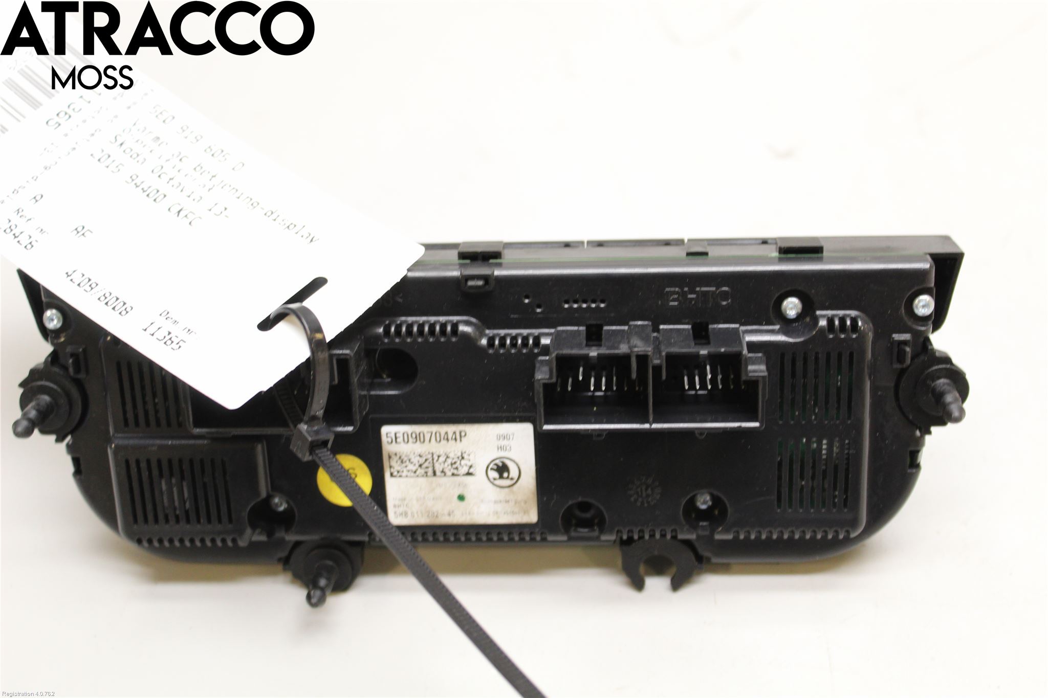 Skoda OCTAVIA (5E) 13-20 Varme Ac Betjening-Display