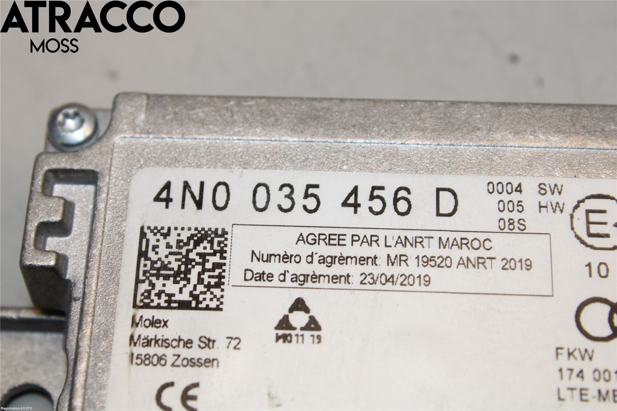 Audi E-TRON, S GE 19- Stereo Antenneforsterker