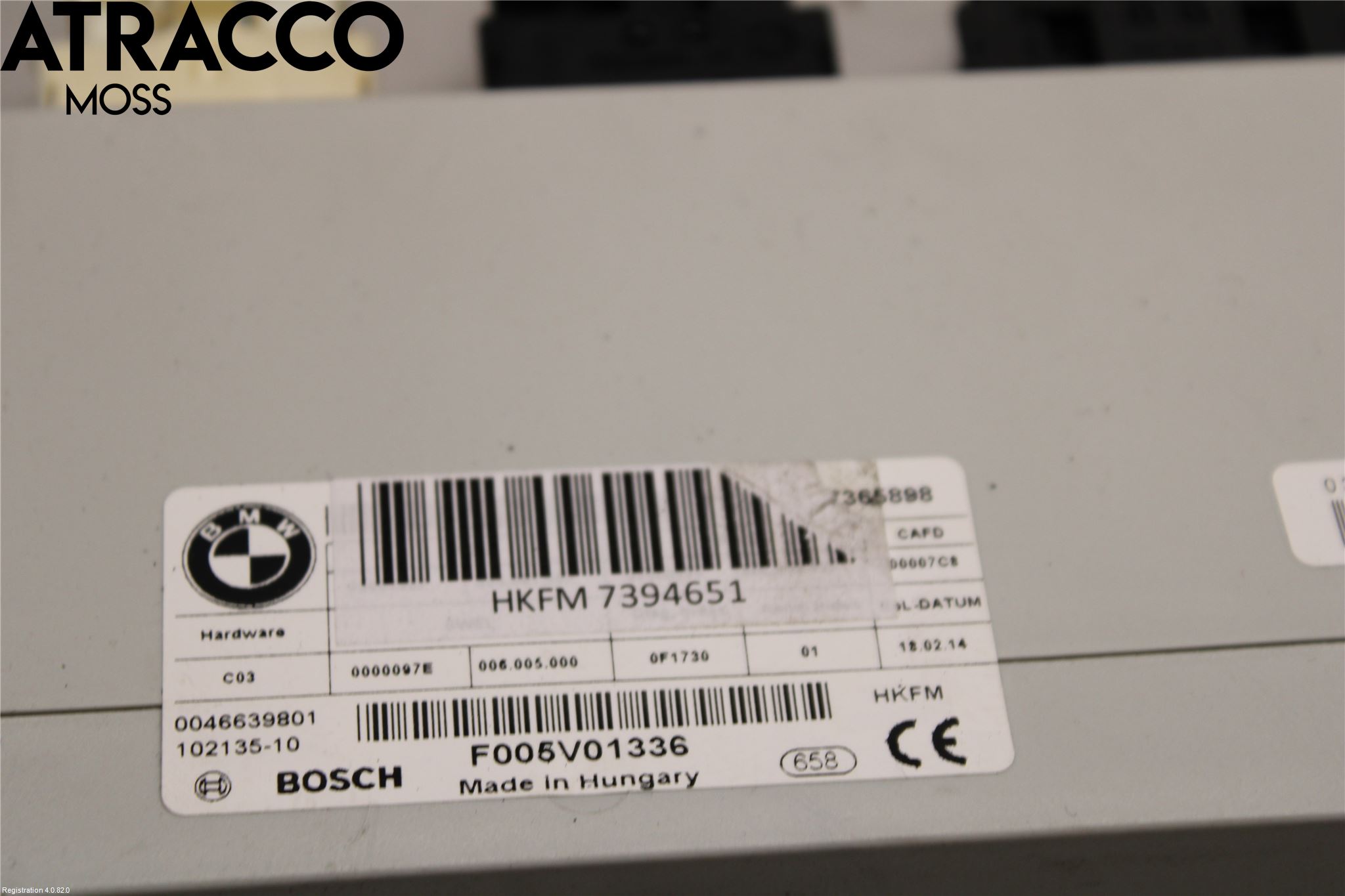 BMW 5 F10/F11/F18 09-17 Styreenhet Øvrig