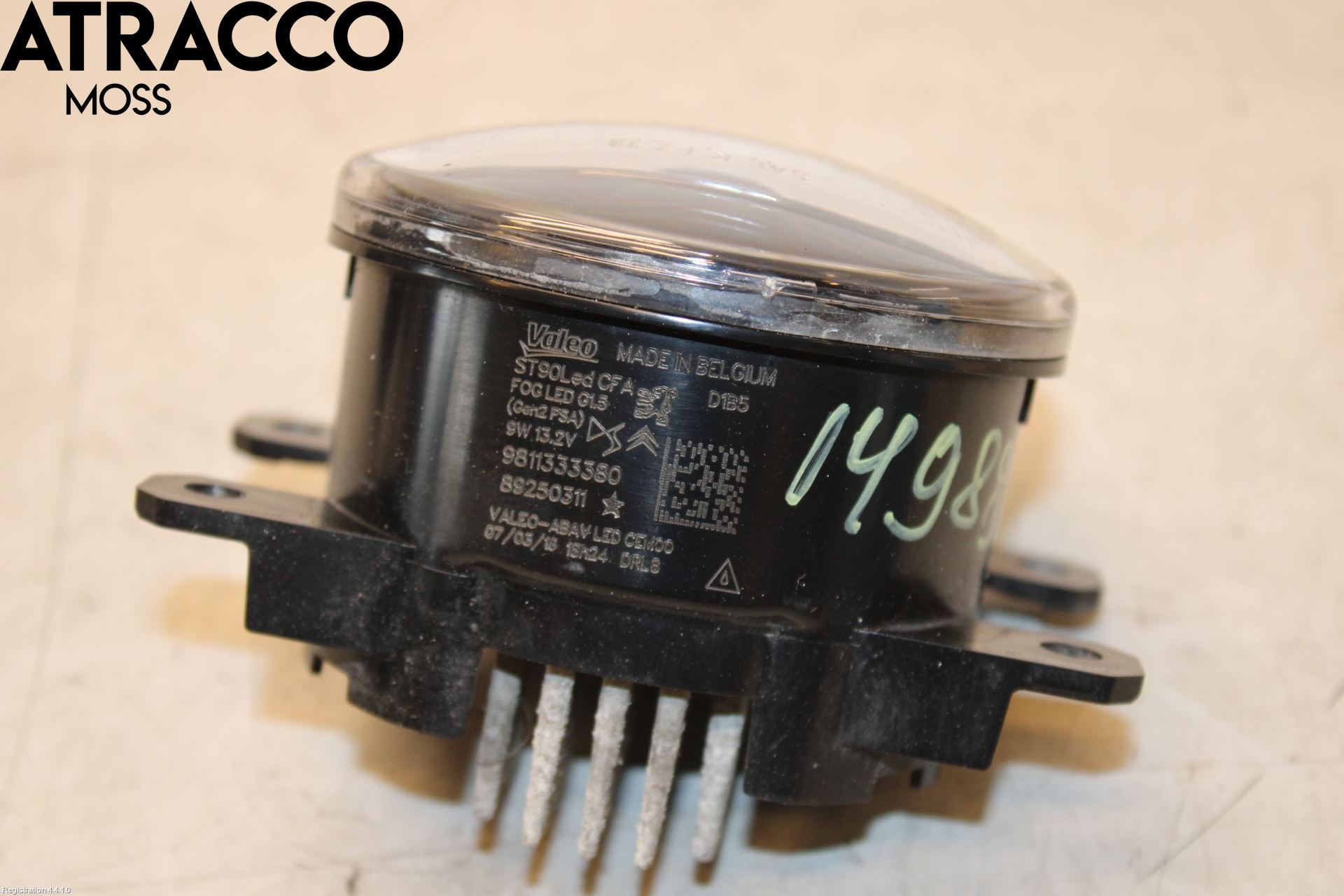 Peugeot 308 14-21 Frontlykt-Kurve-Tåkelys