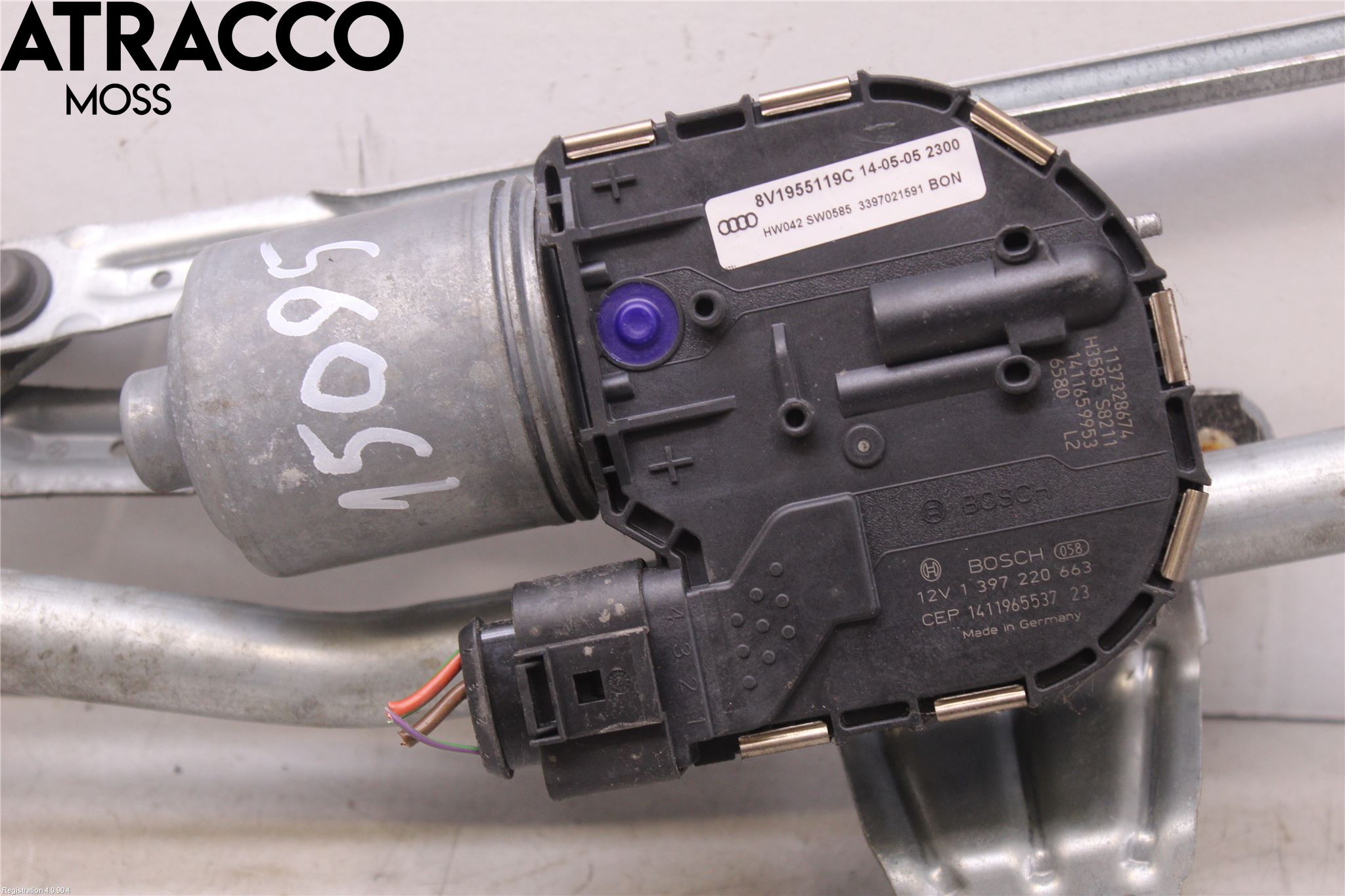 Audi A3/S3 05-13 Viskermotor Frontrute