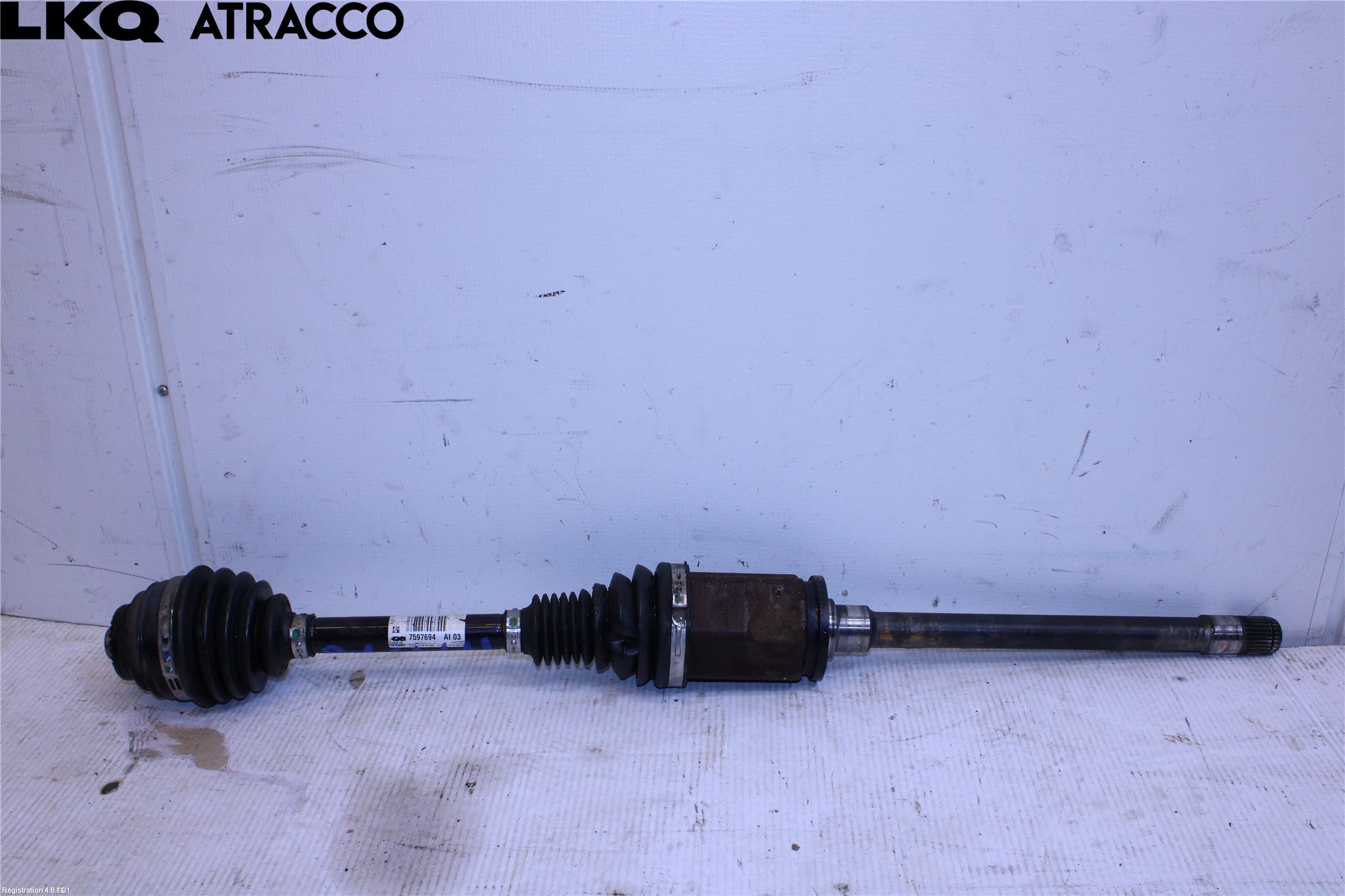 BMW 3 GT F34 13-19 Drivaksel Foran Kompl Høyre