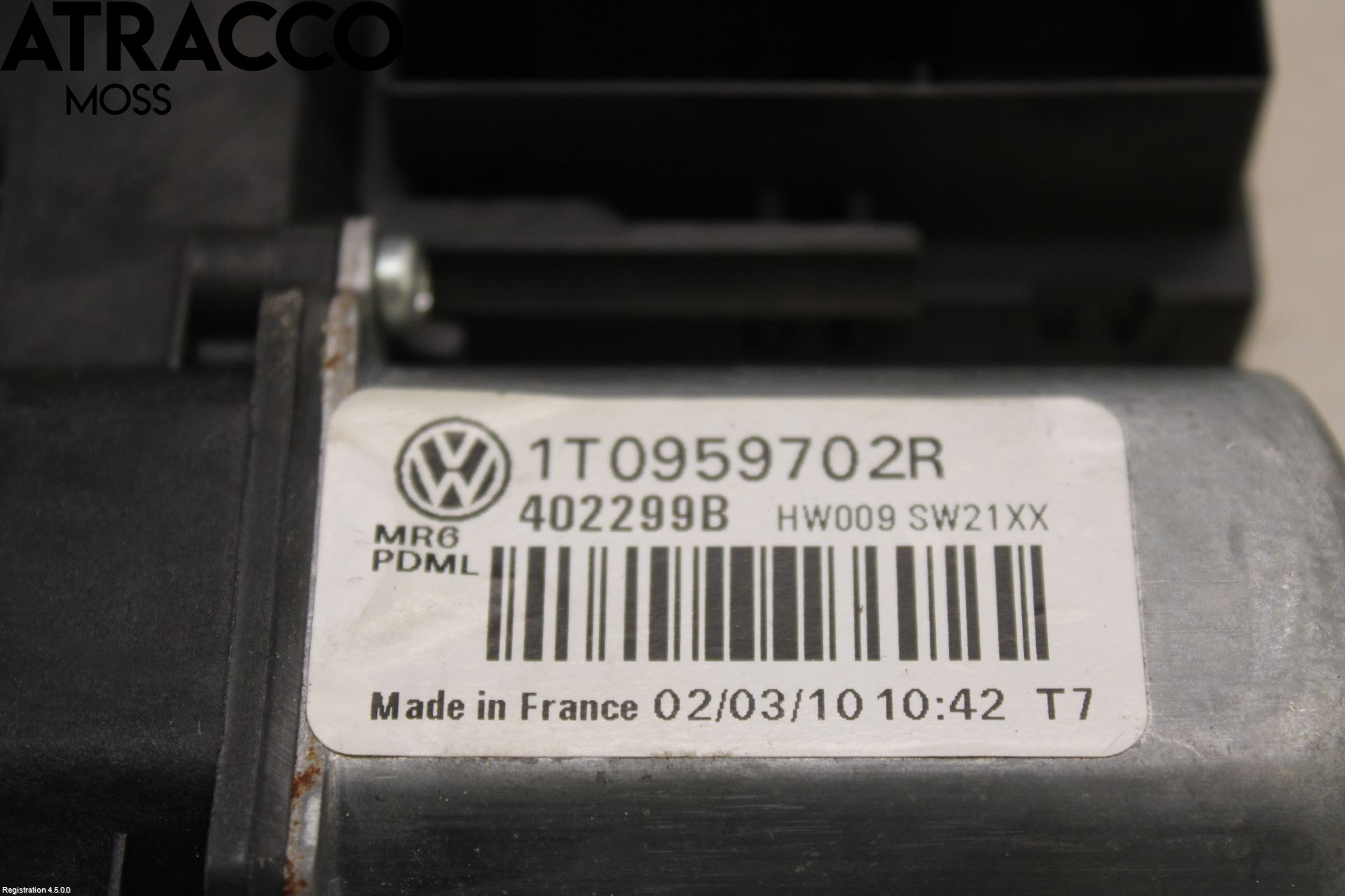 Volkswagen VW CADDY      04-10 Vindusheismotor