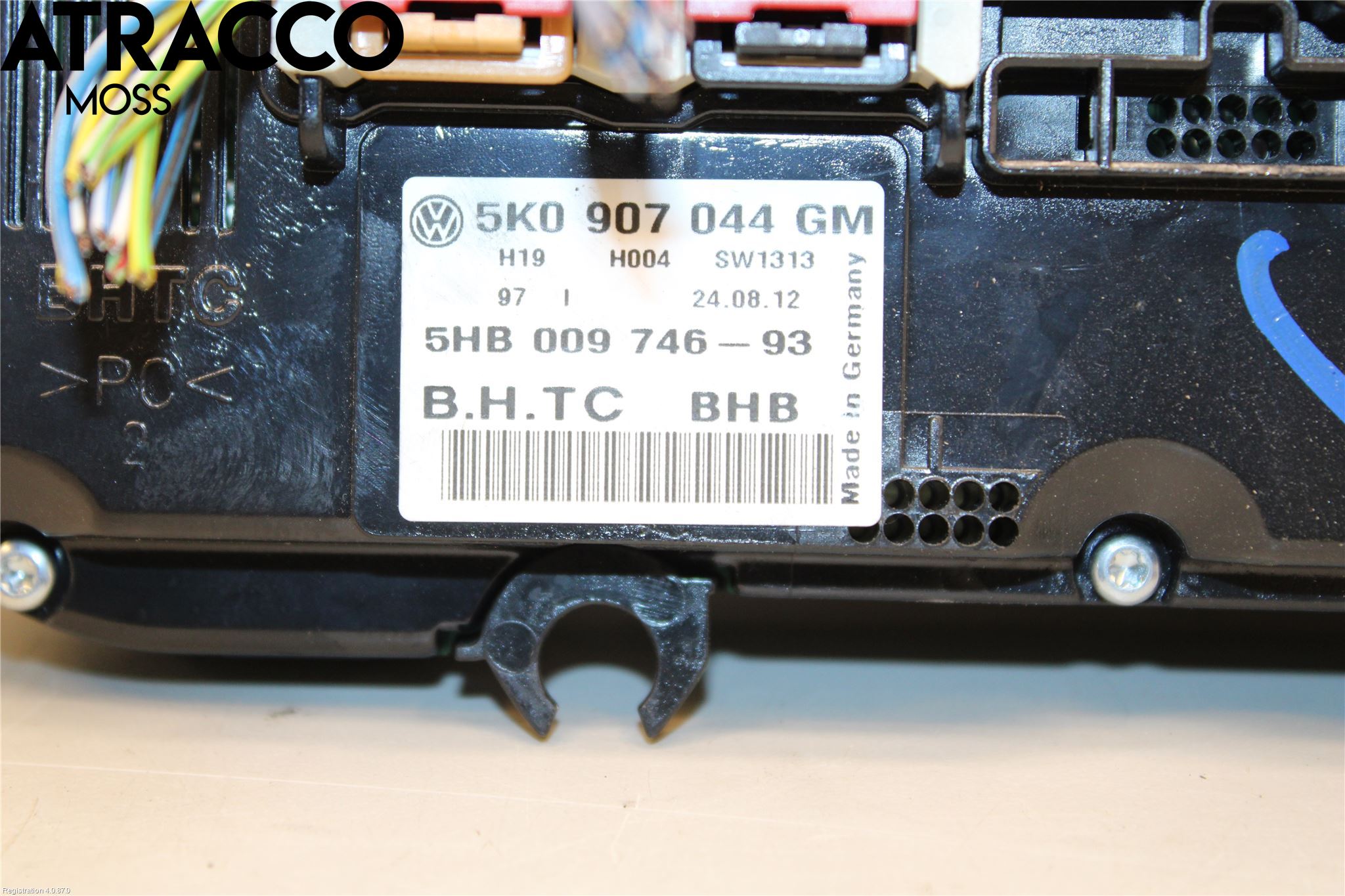 Volkswagen VW GOLF VI 09-13 Varme Ac Betjening-Display