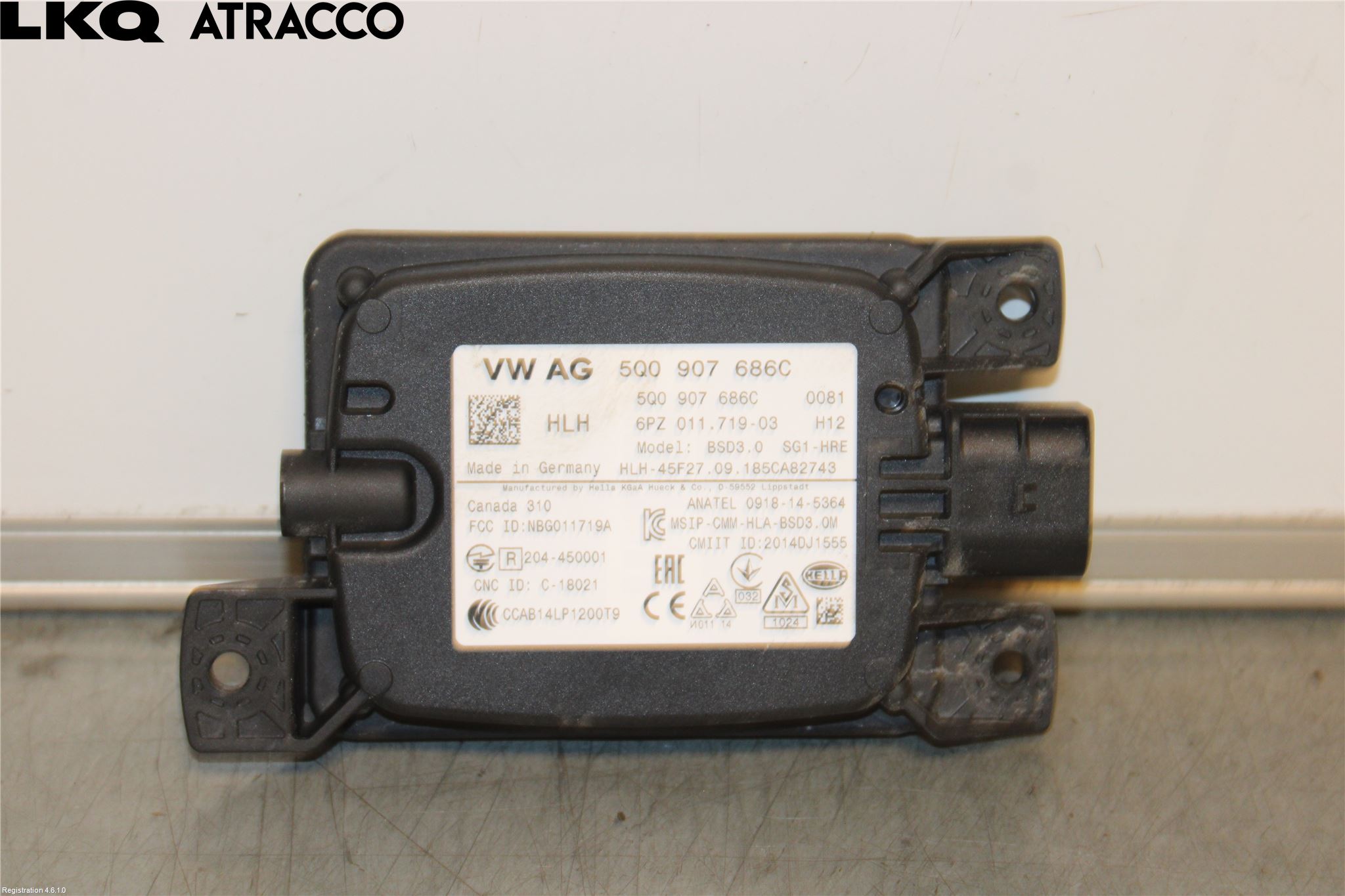 Skoda OCTAVIA (5E) 13-20 Sensor Kollisjonsbeskyttelse