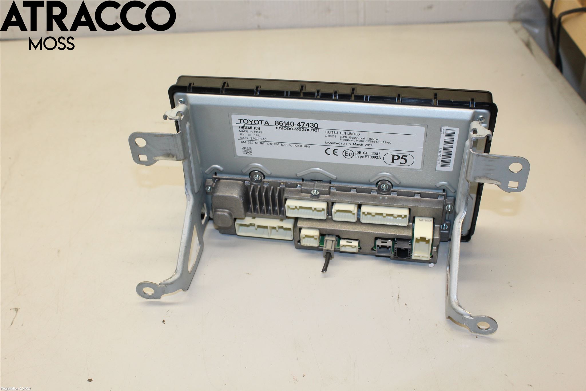 Toyota PRIUS (ZVW50) 16-21 Multifunktionsdisplay